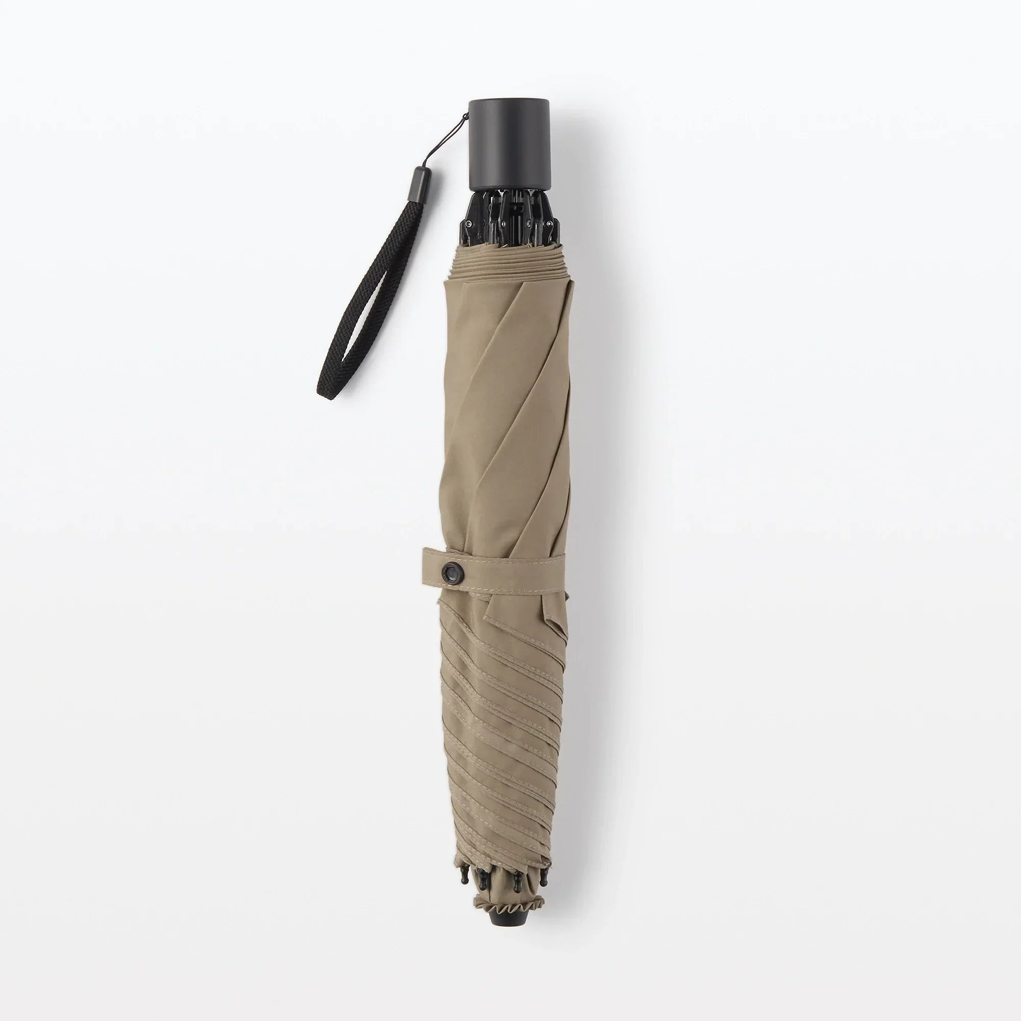 2 Way Foldable Umbrella Beige - Image 8
