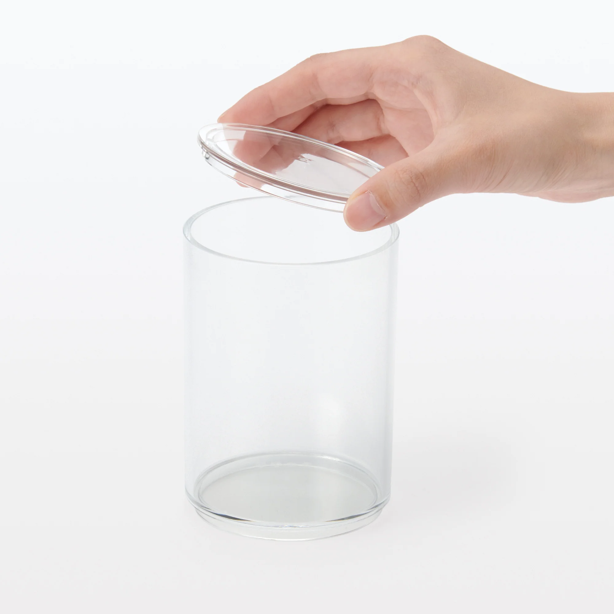 Acrylic Cylindrical Case with Lid - Image 3