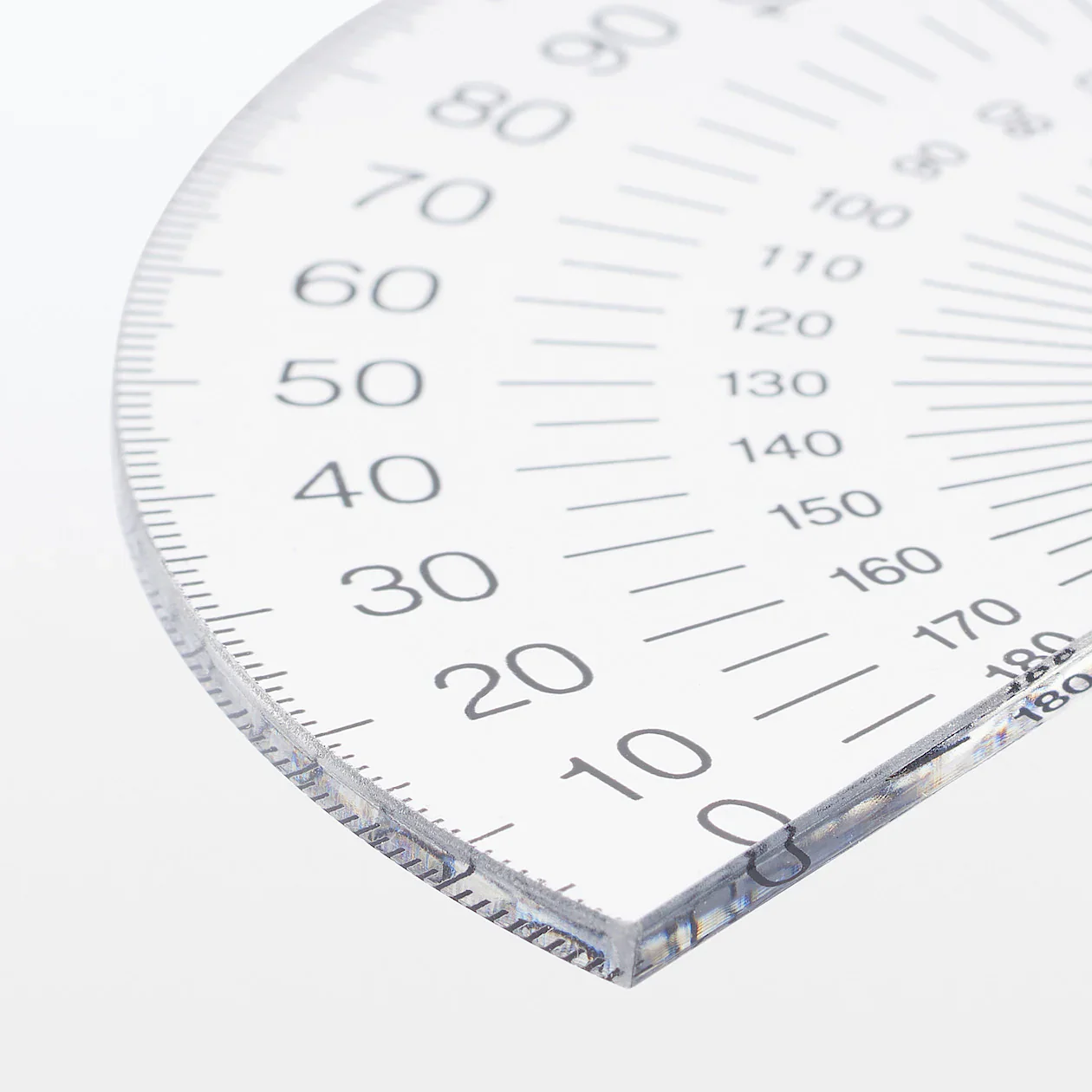 Acrylic Protractor Semi-Circle - Image 4