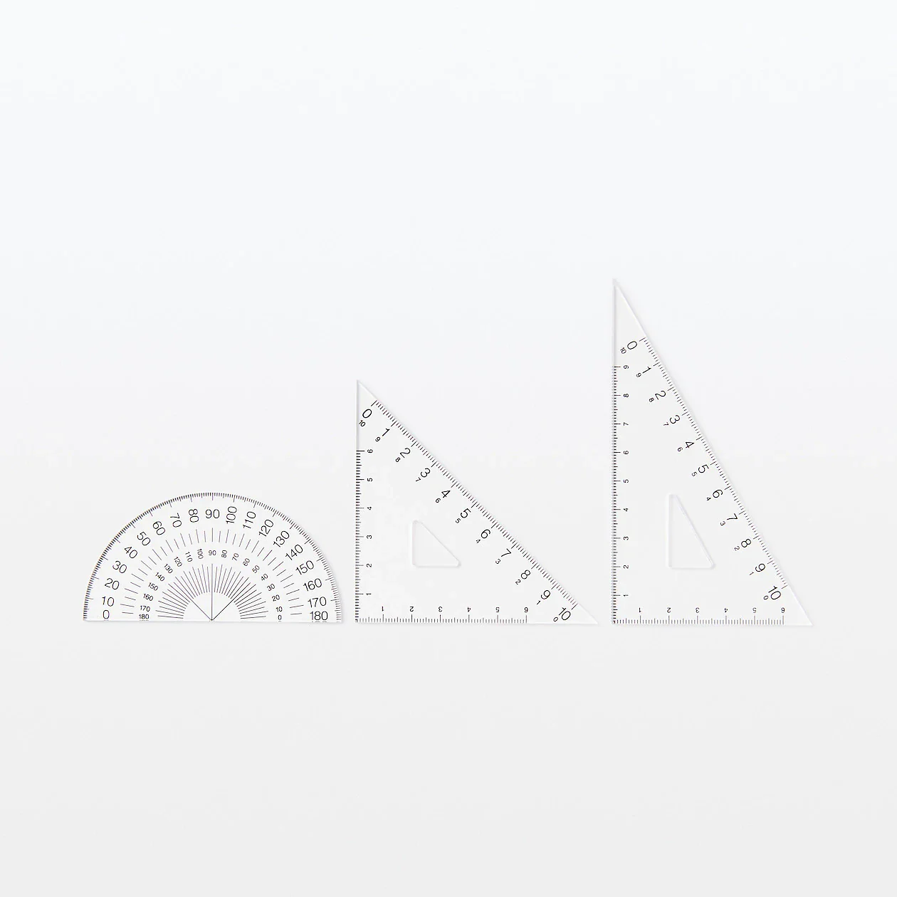 Acrylic Protractor Semi-Circle - Image 5