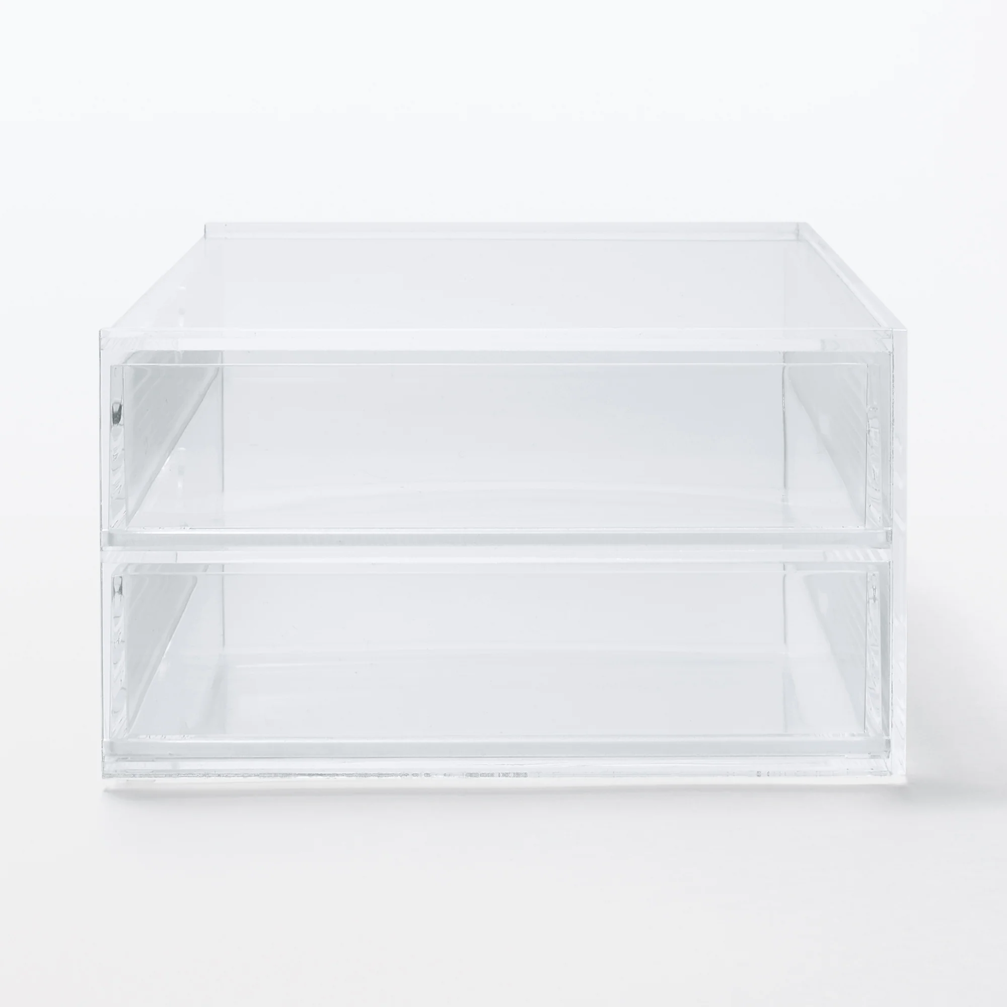 Acrylic Storage Large Case 2 Drawers - Image 4