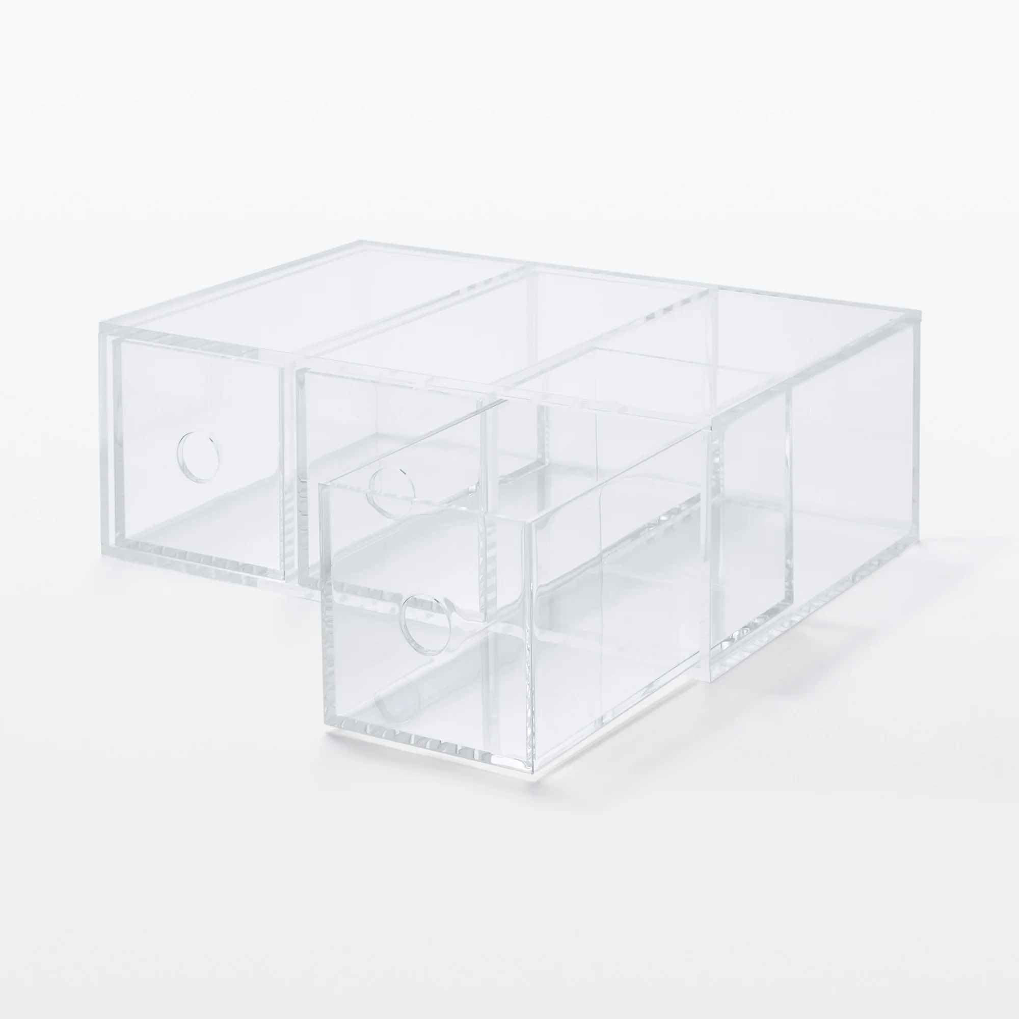 Acrylic Storage 3 Drawers Cubby - Image 7