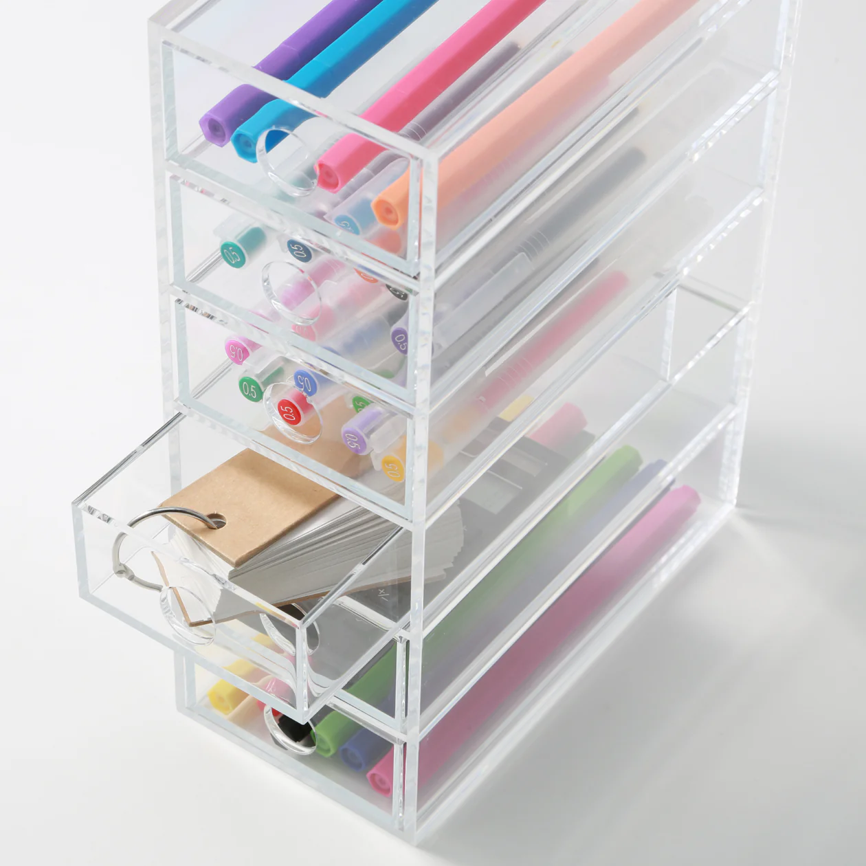 Acrylic Storage 6 Drawers Cubby - Image 2