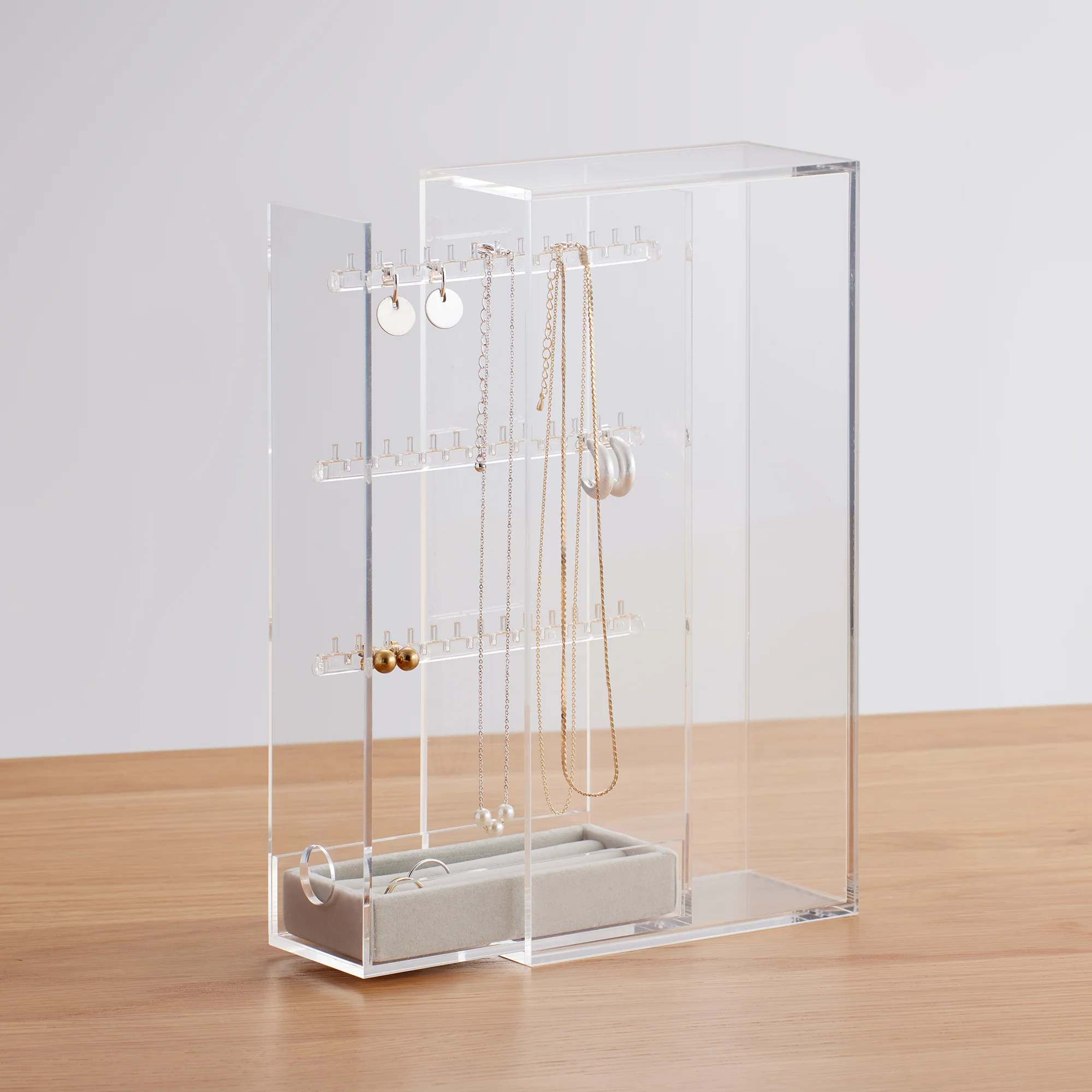 Acrylic Stand Case for Earrings and Necklace - Image 2