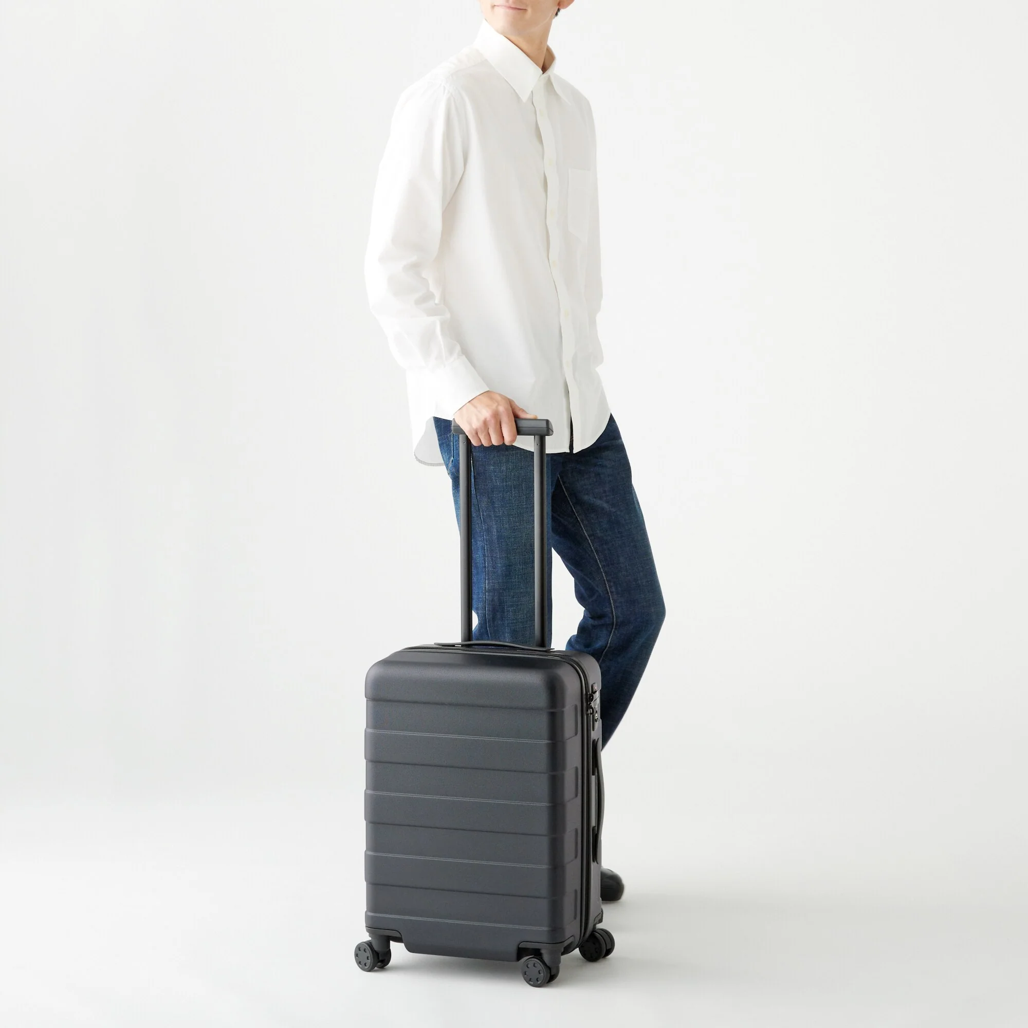 Adjustable Handle Hard Shell Suitcase 36L | Carry-On - Image 42