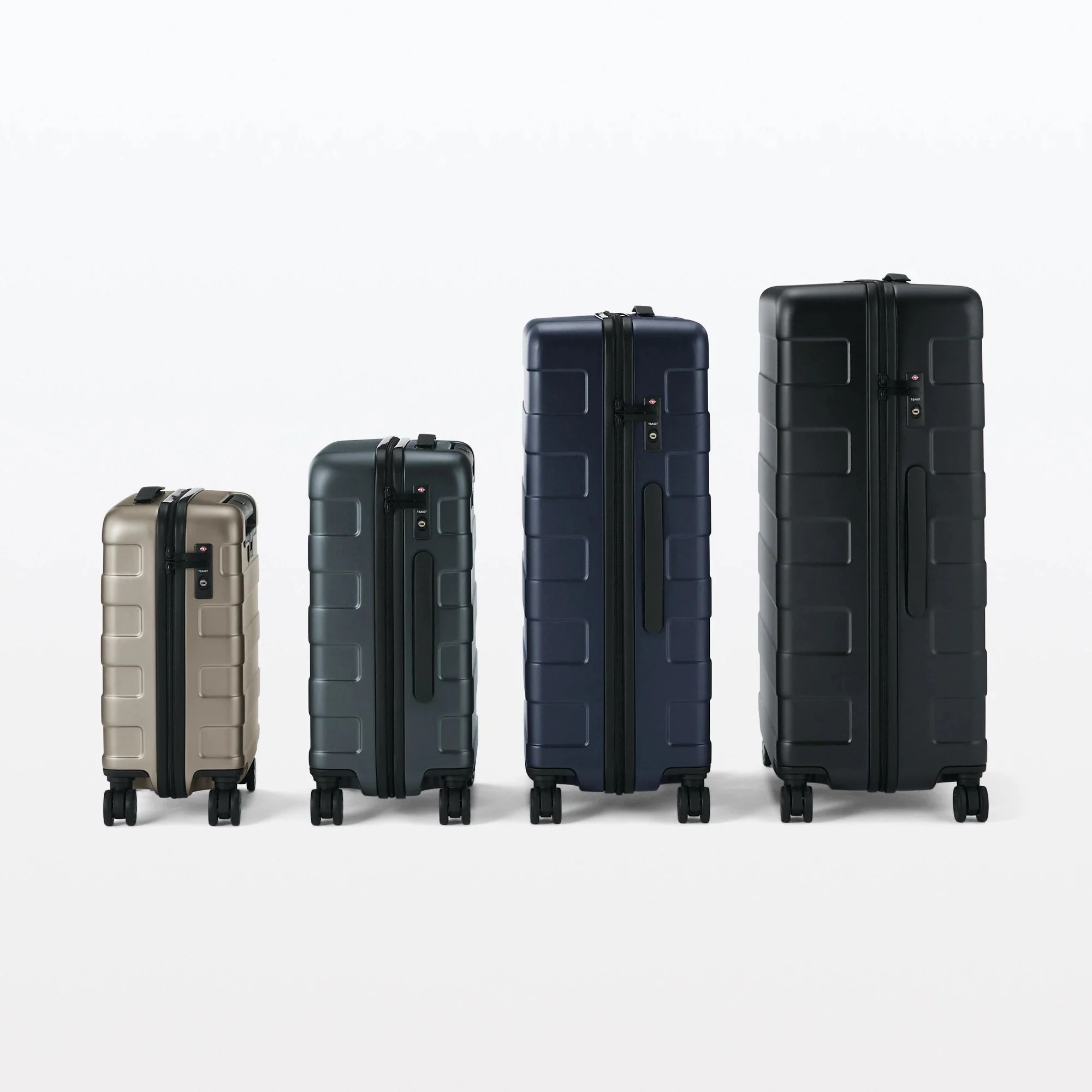 Adjustable Handle Hard Shell Suitcase 36L - Light Blue | Carry-On - Image 21