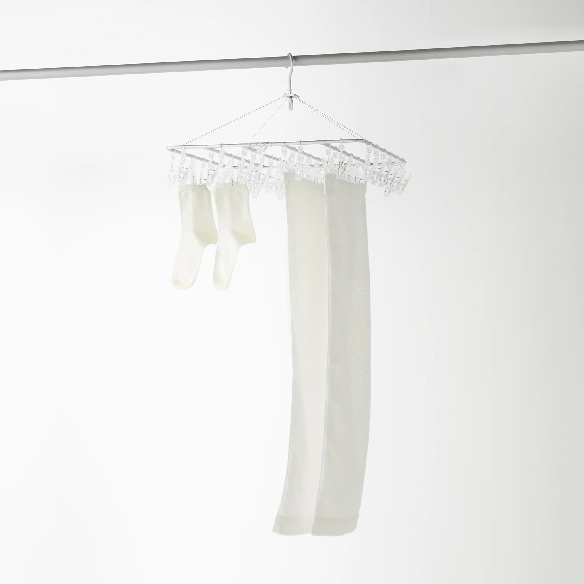 Aluminum Square Hanger with Pegs M 49x45cm - Image 2