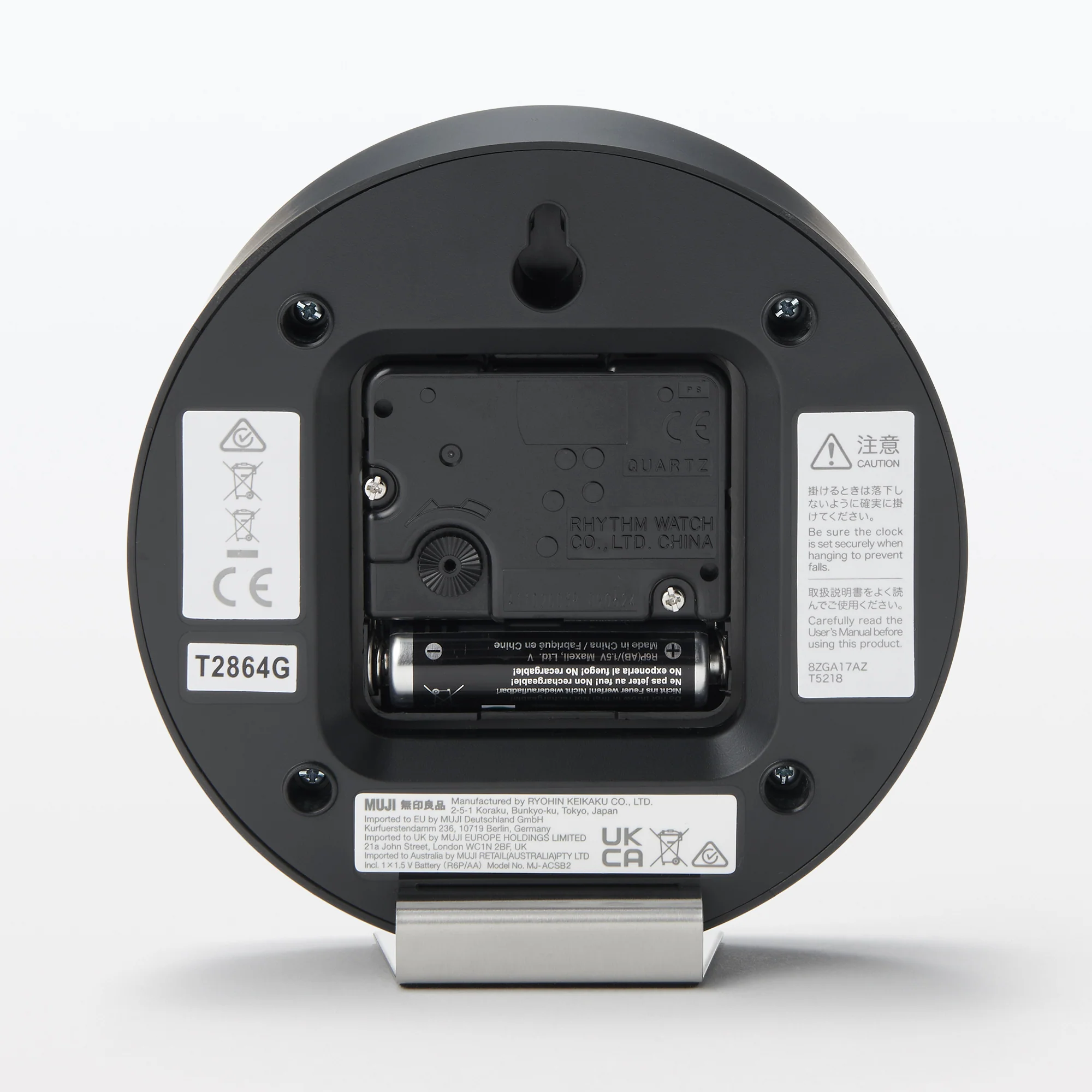 Small Analog Clock with Stand - Image 12