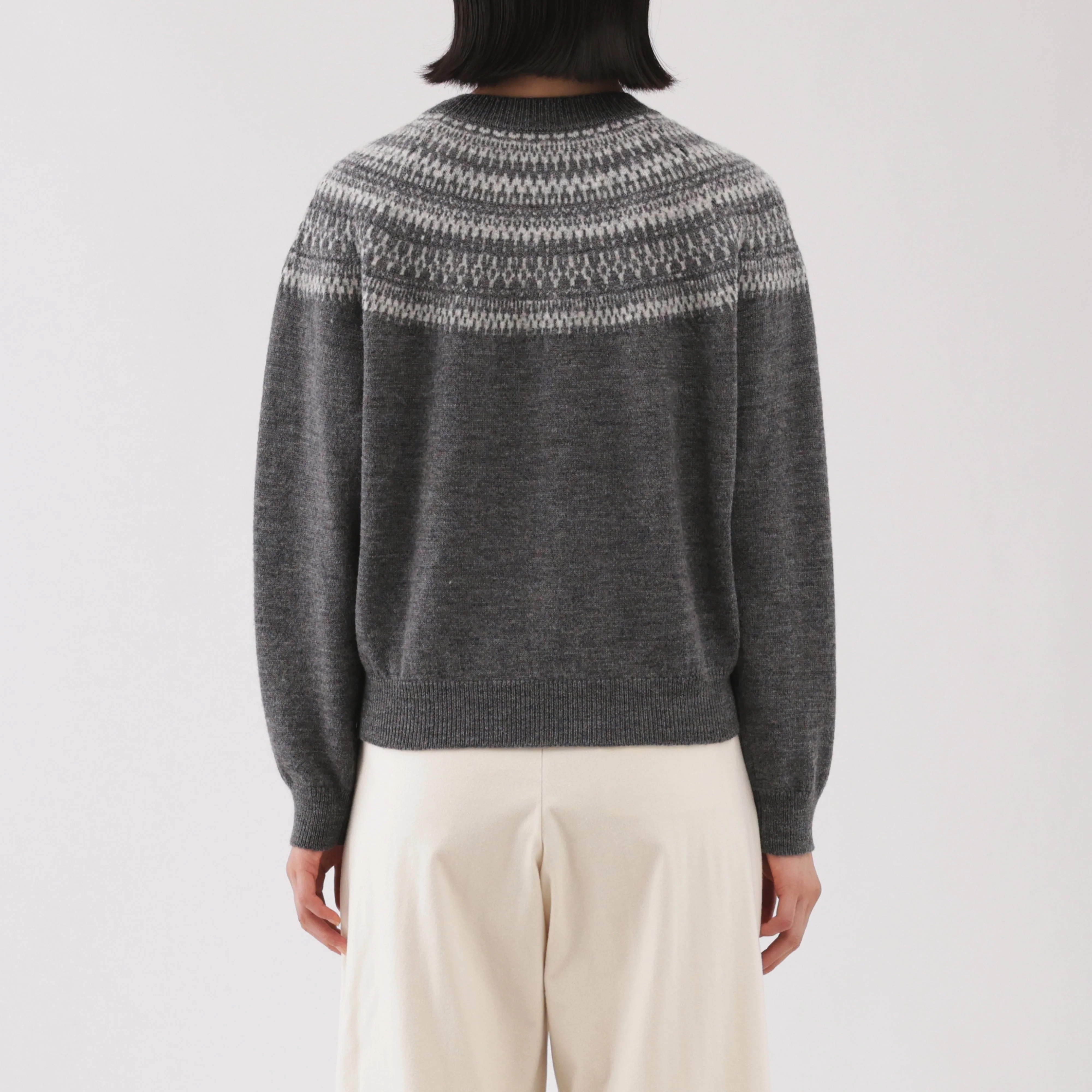 Andes Wool Blend Jacquard Sweater - Image 20