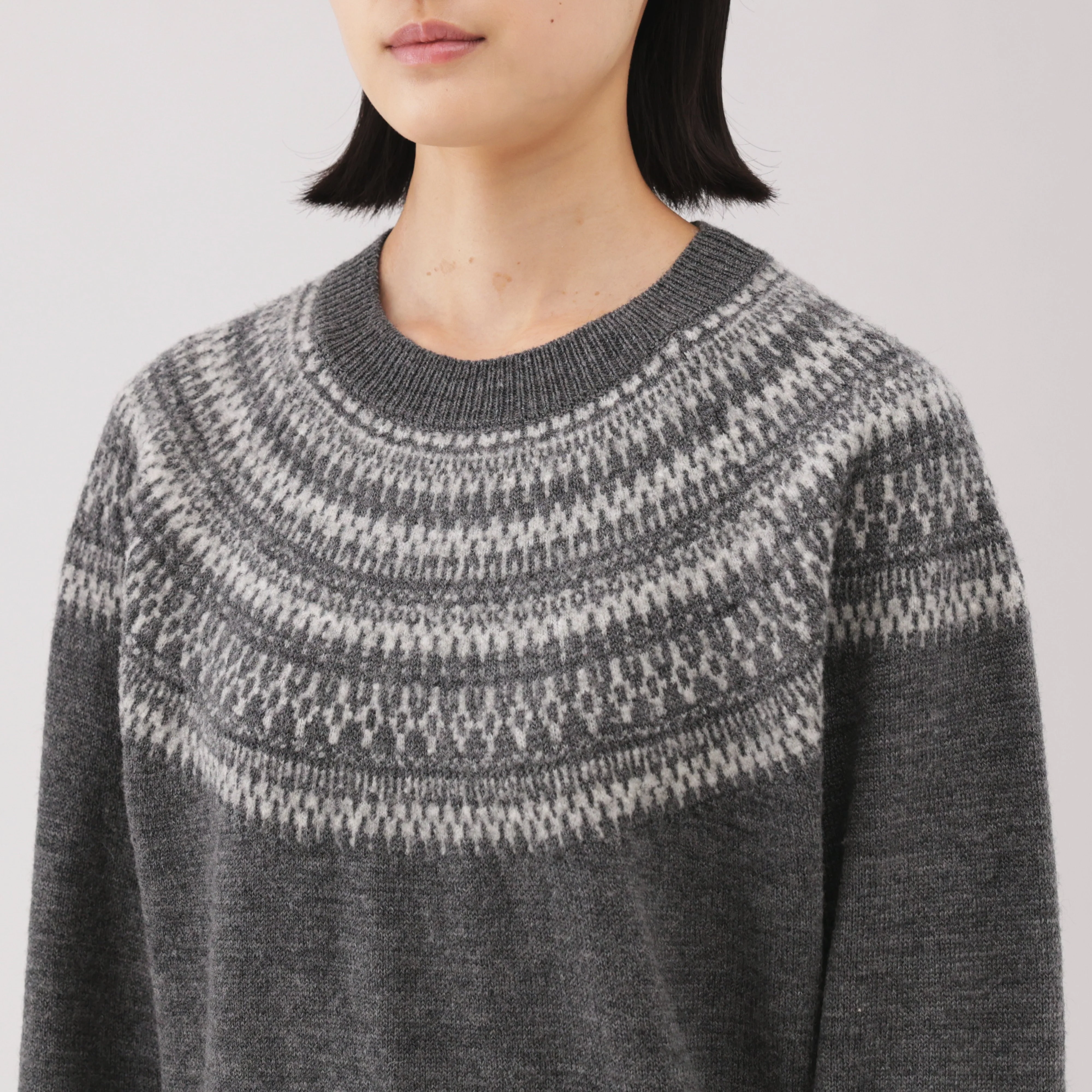 Andes Wool Blend Jacquard Sweater - Image 21