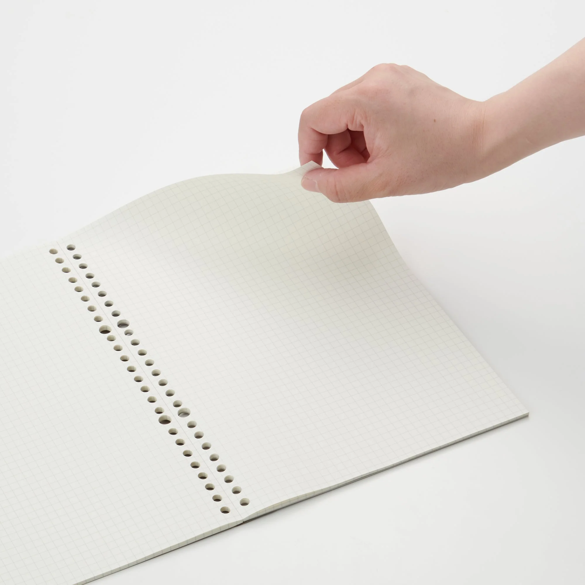 B5 Loose Leaf Grid Paper Notebook Type 5mm - Image 4