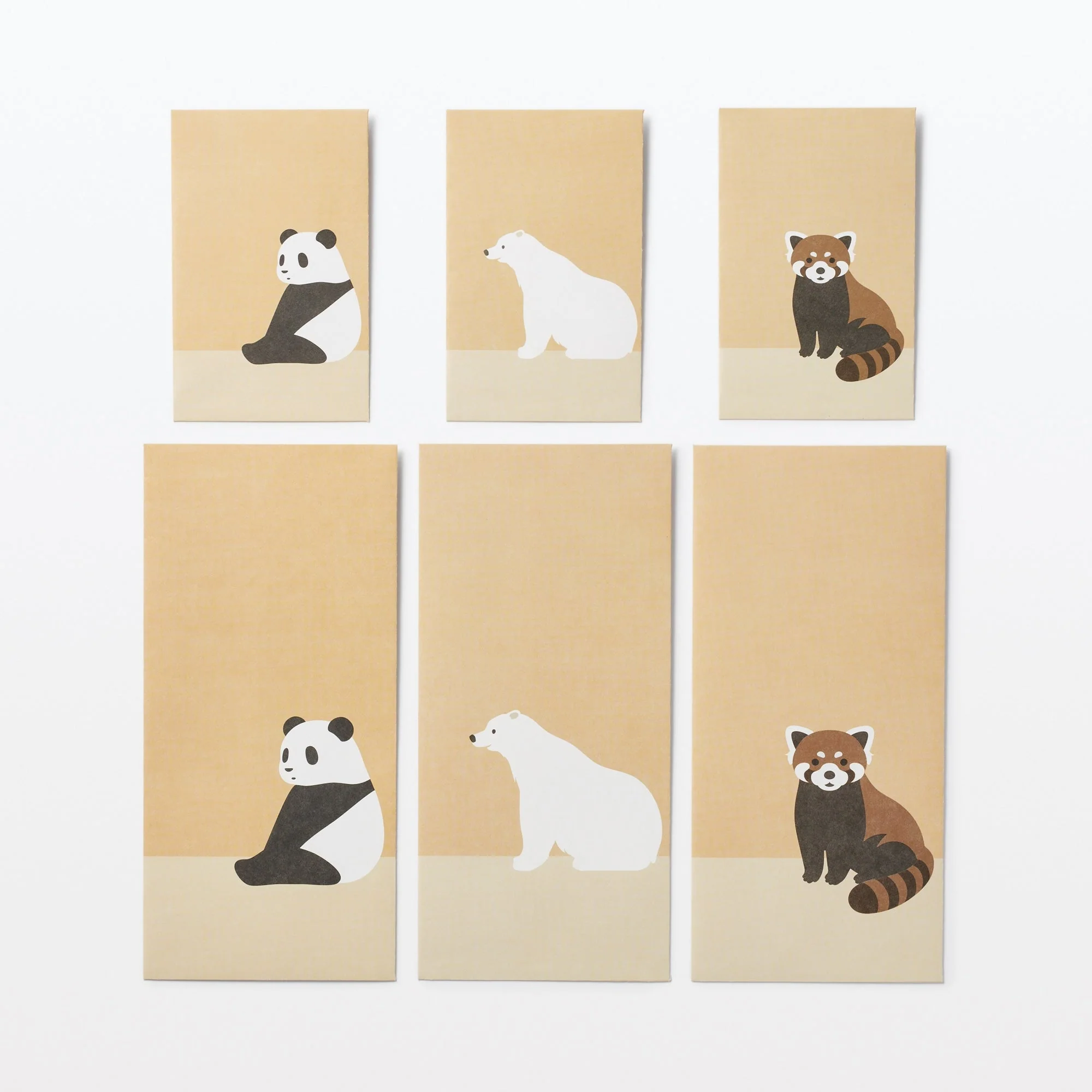 Bamboo Paper Petit Envelope - Large - Polar Bear (3 Pack) - Image 5