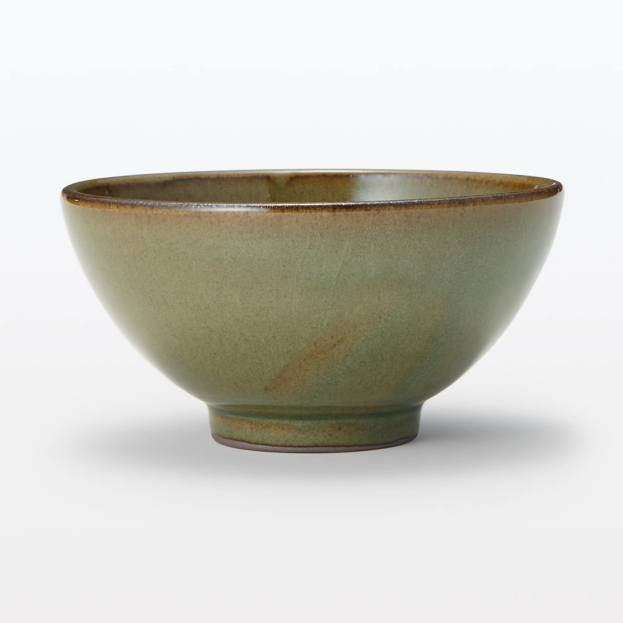 Banko Ware Rice Bowl - Glass Glaze 4.8" - Image 3