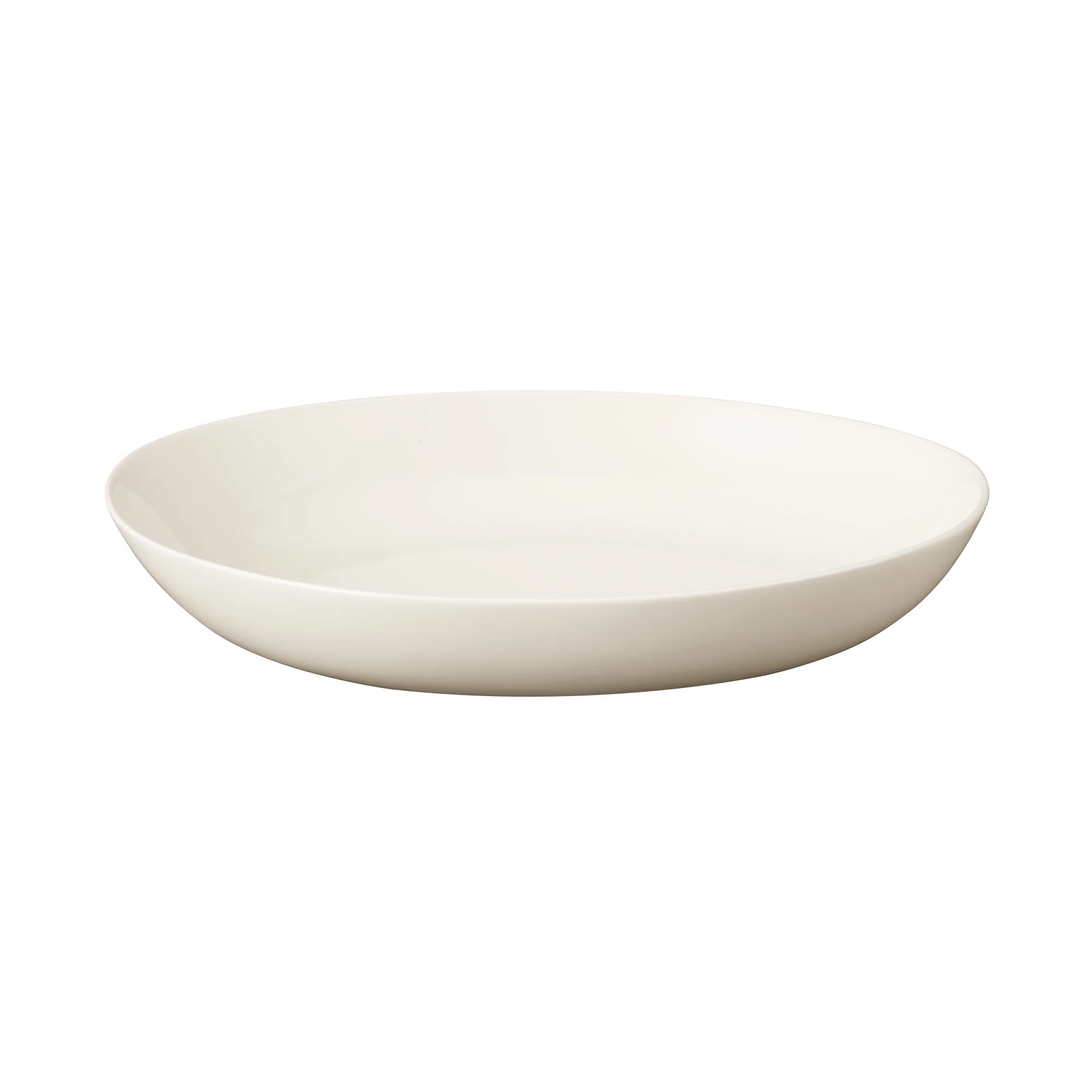 Beige Porcelain Curry and Pasta Dish
