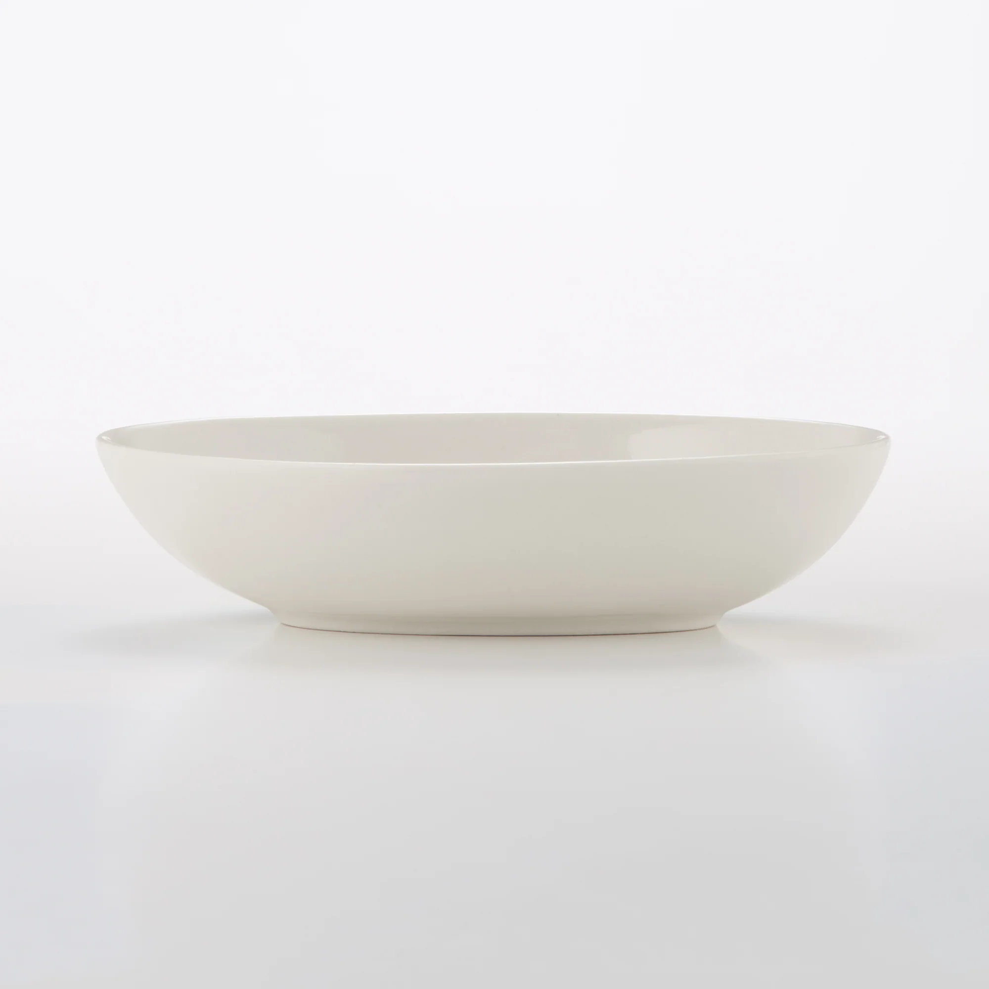 Beige Porcelain Oval Dish - Image 2
