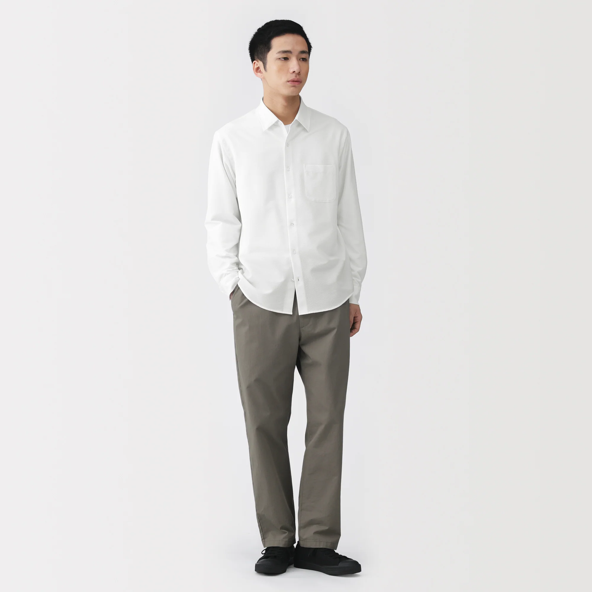 Breathable Seersucker Shirt - Image 11