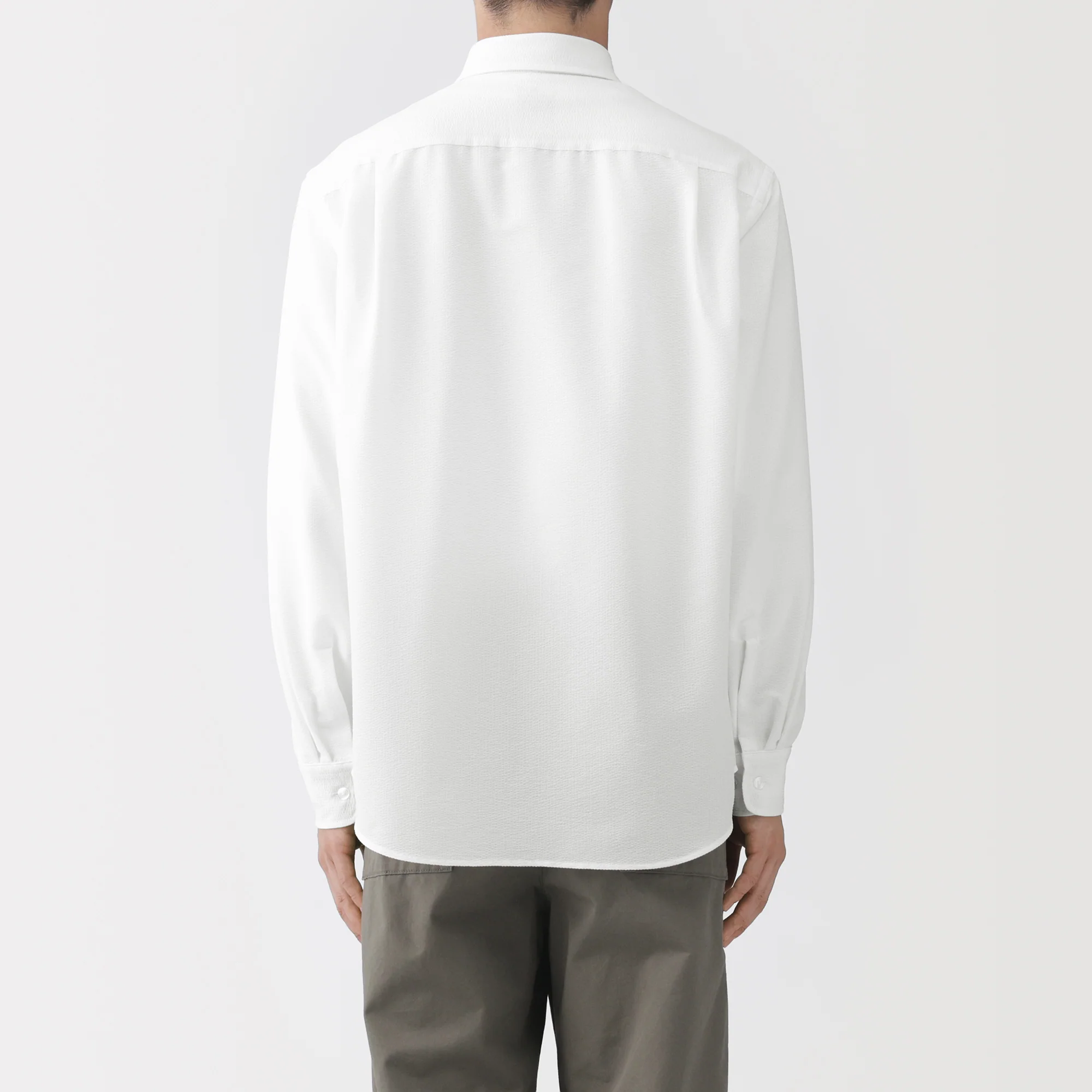 Breathable Seersucker Shirt - Image 13