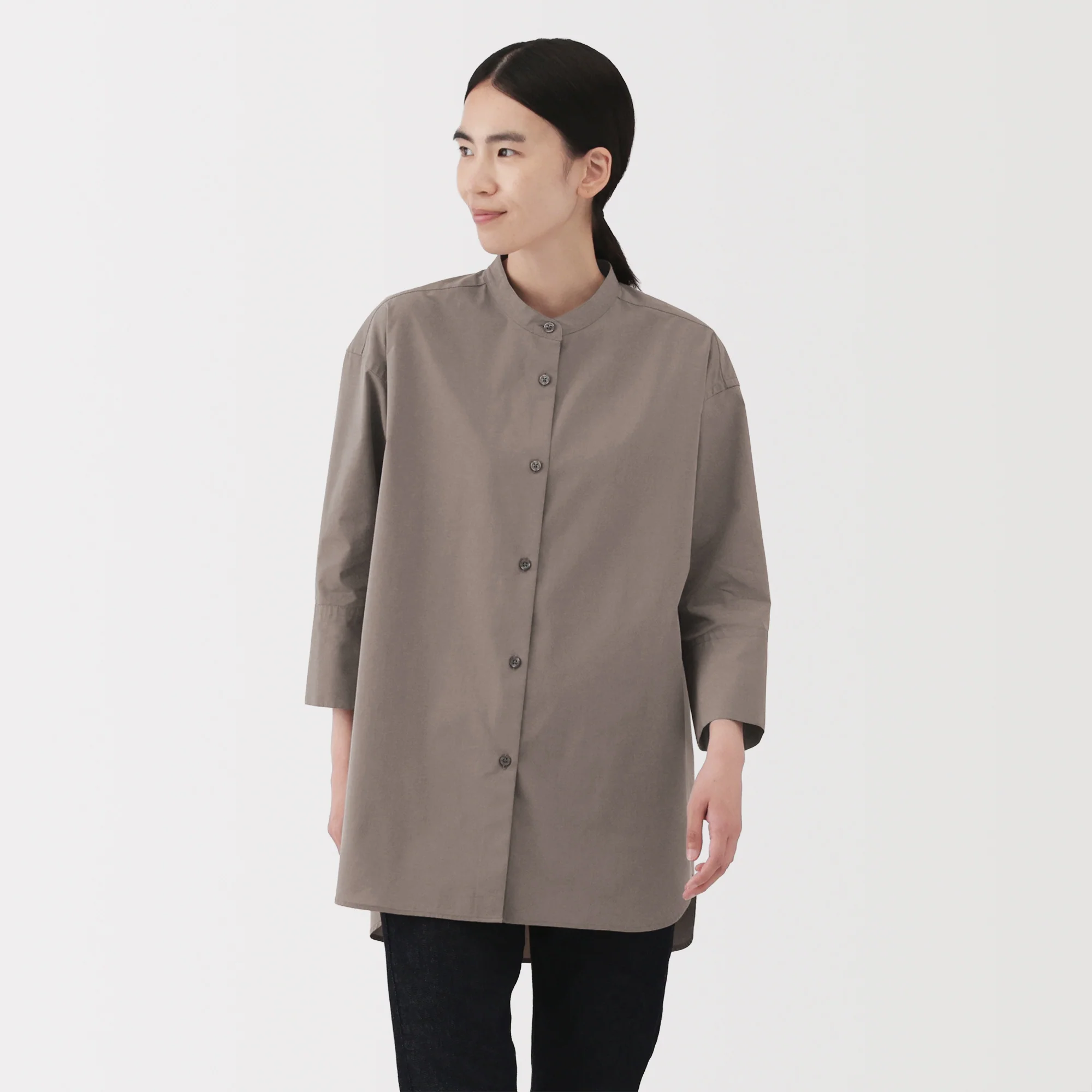 Broadcloth 3/4 Sleeve Tunic - Image 3