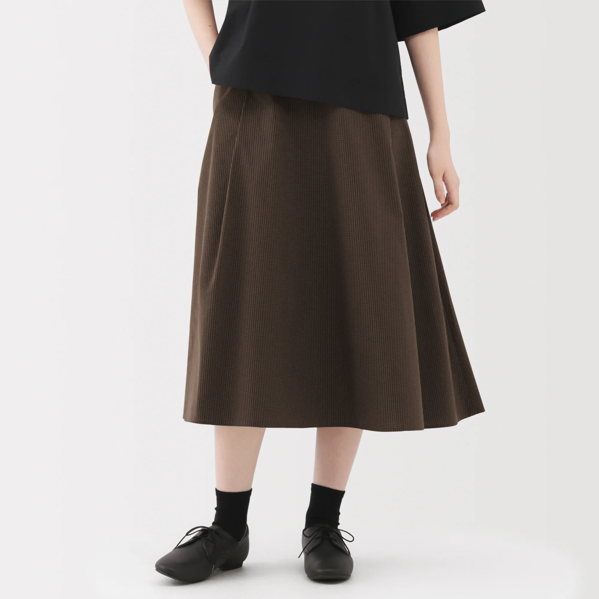 Broadcloth Flared Skirt - Image 3
