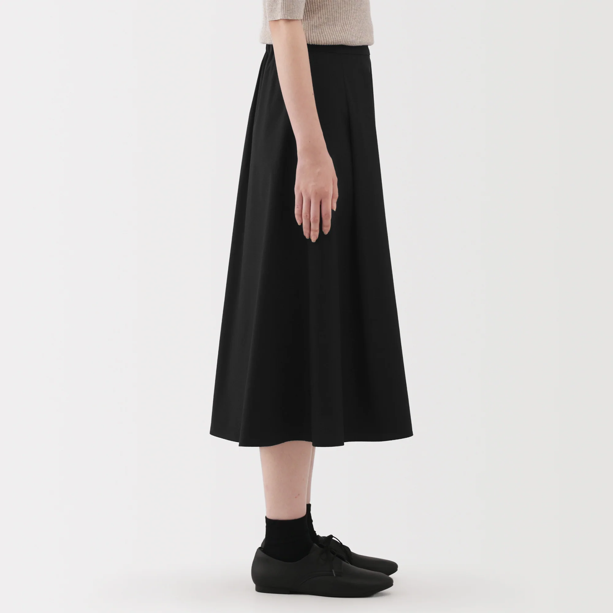 Broadcloth Flared Skirt - Image 5