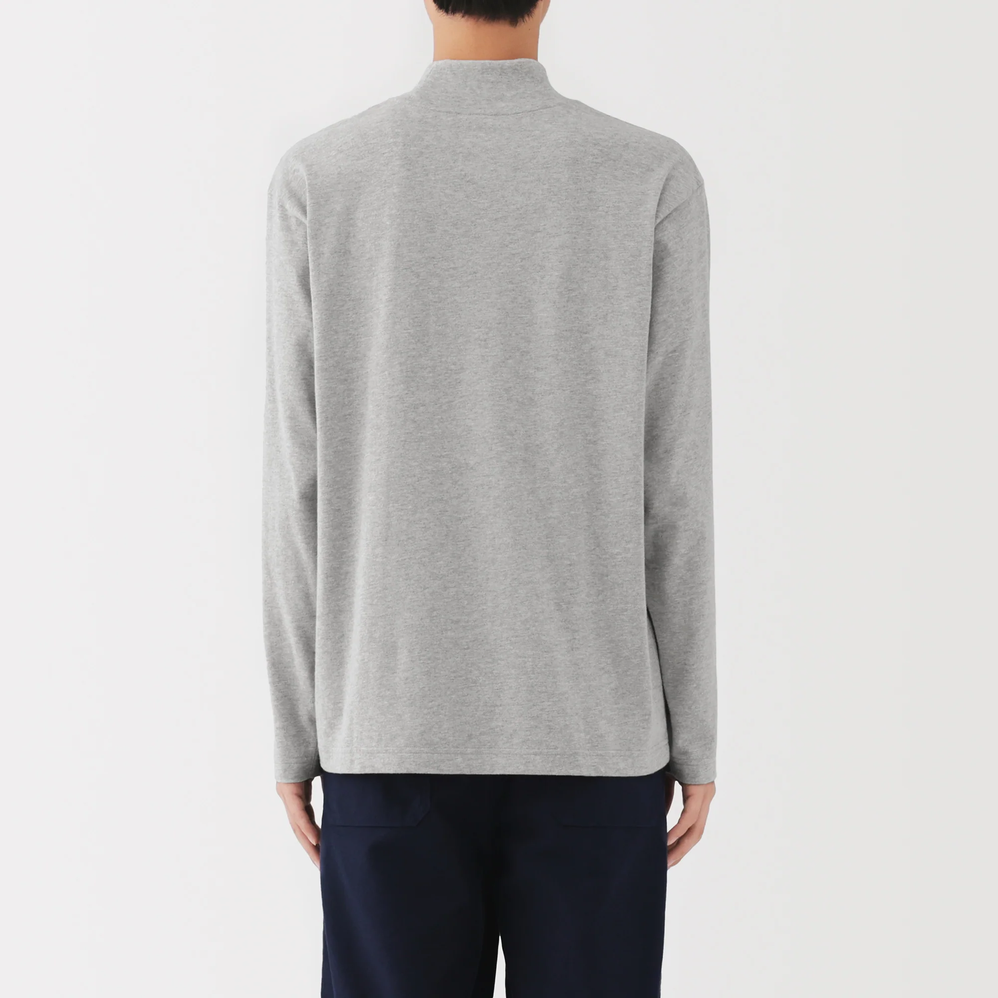 Brushed High Neck T-Shirt - Image 7