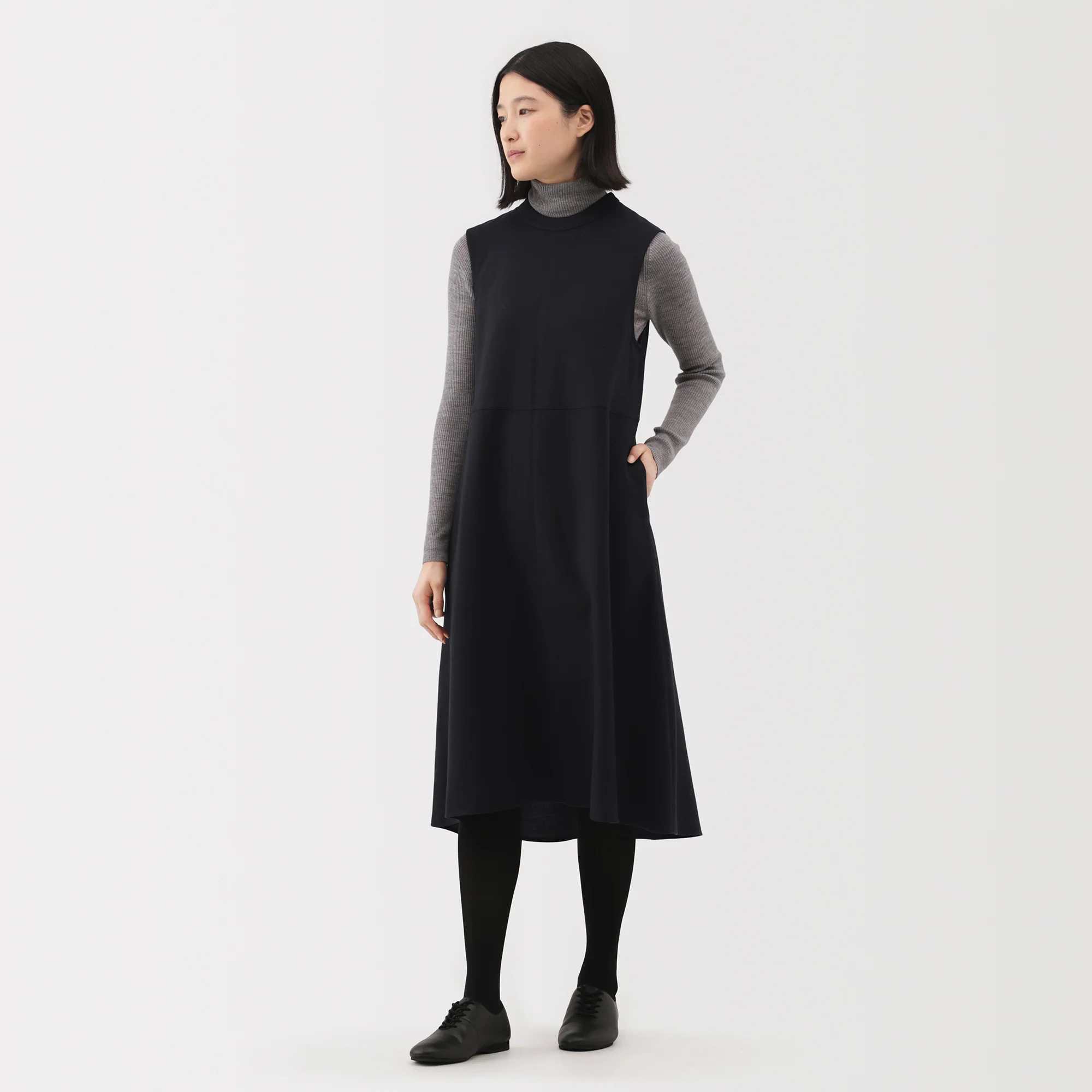 Brushed Jumper Dress - Image 13