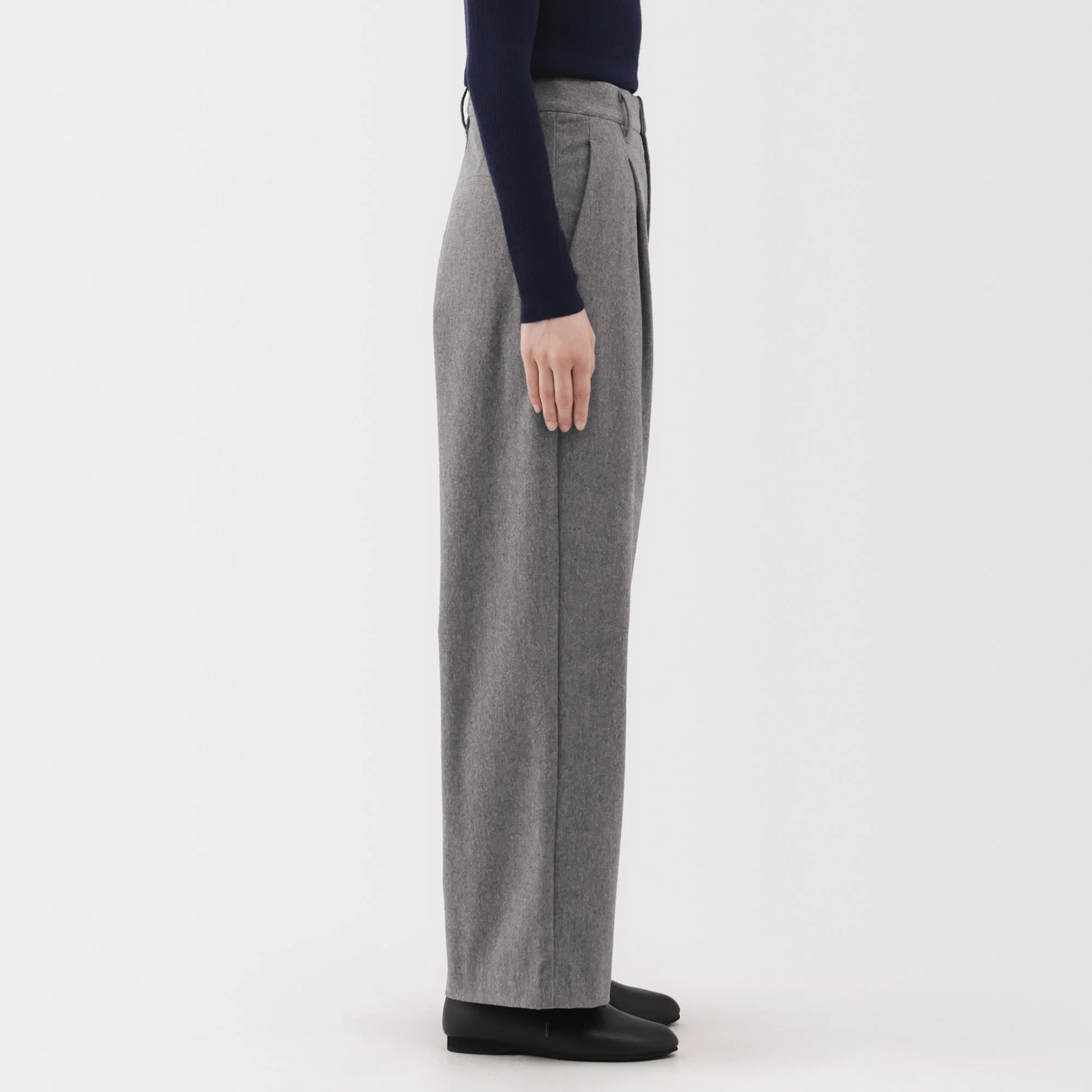 Brushed Wide Pants - Image 25