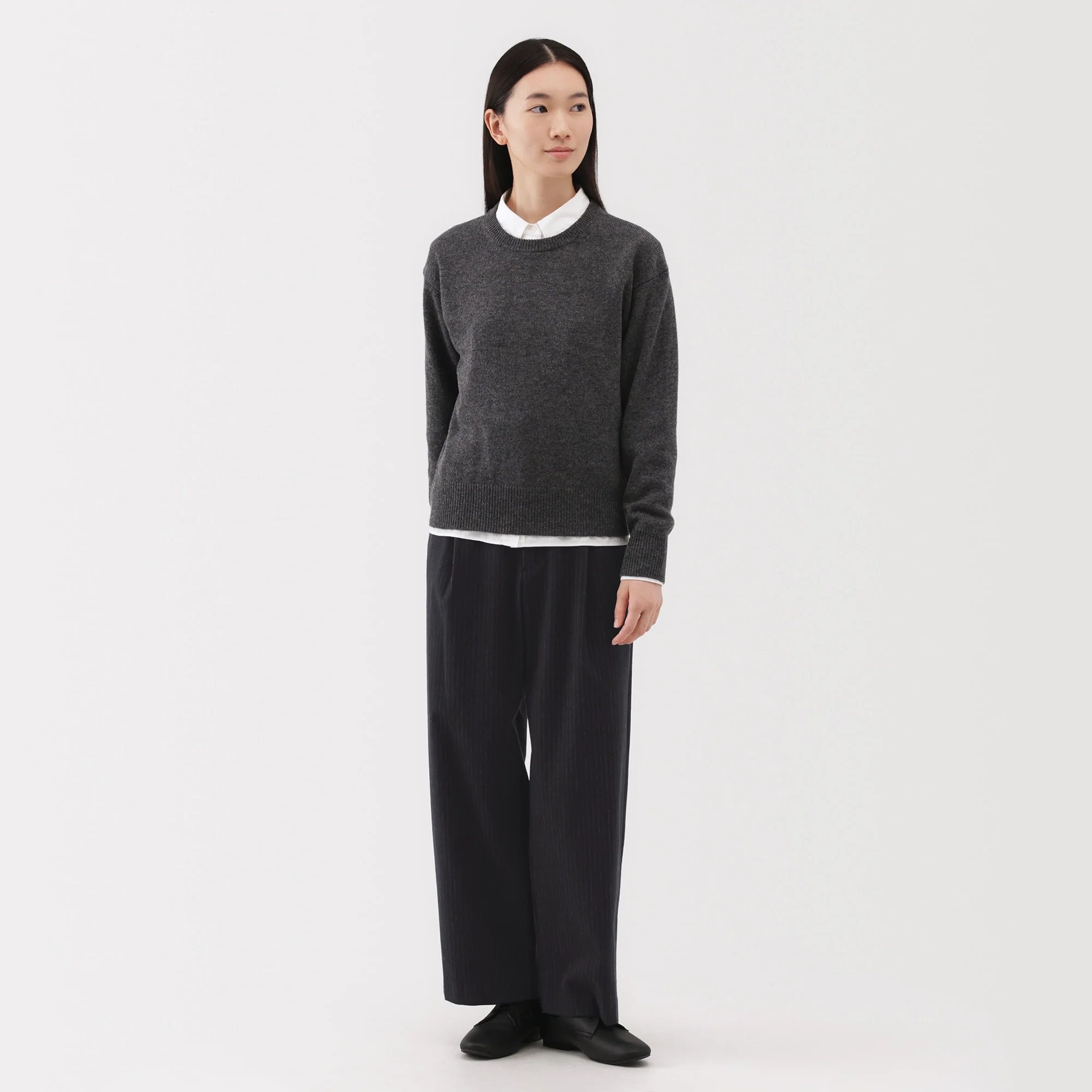 Brushed Wide Pants - Image 34