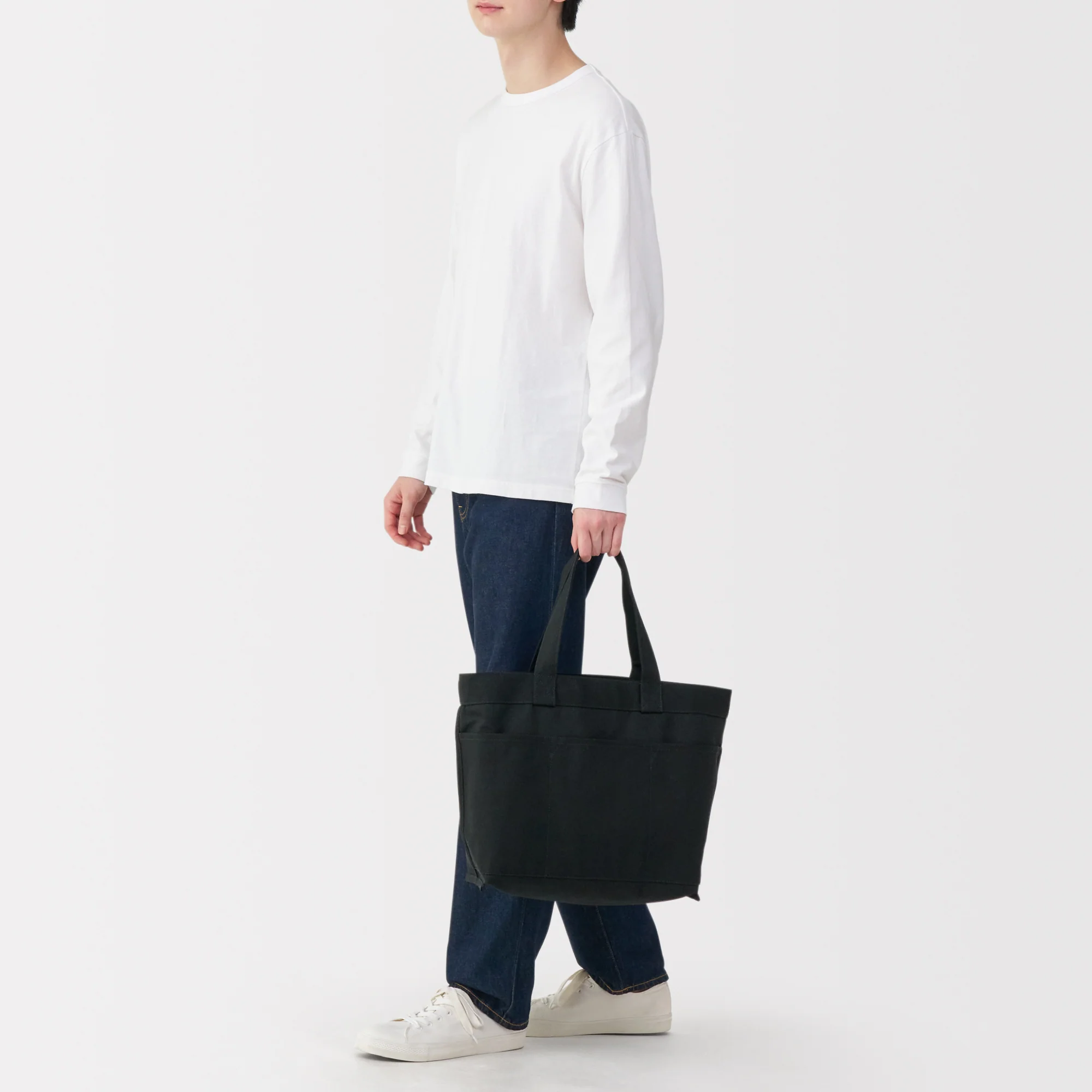 Canvas Wide Tote Bag - Image 18