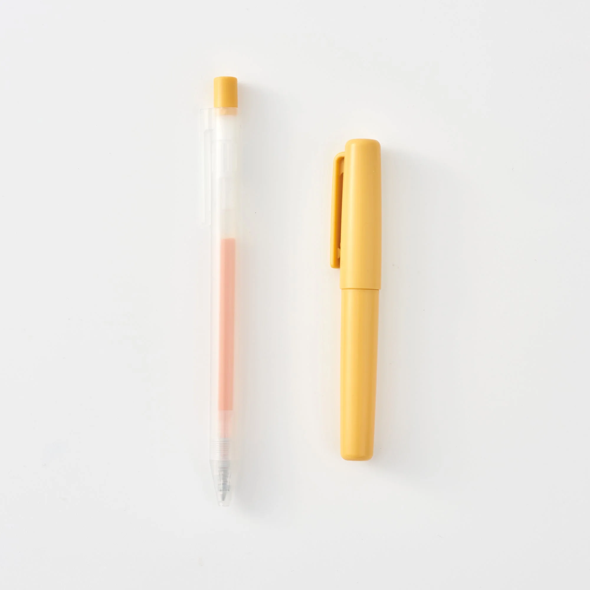Compact Gel Ink Ballpoint Pen Cap Type 0.5 mm - Cyan - Image 5