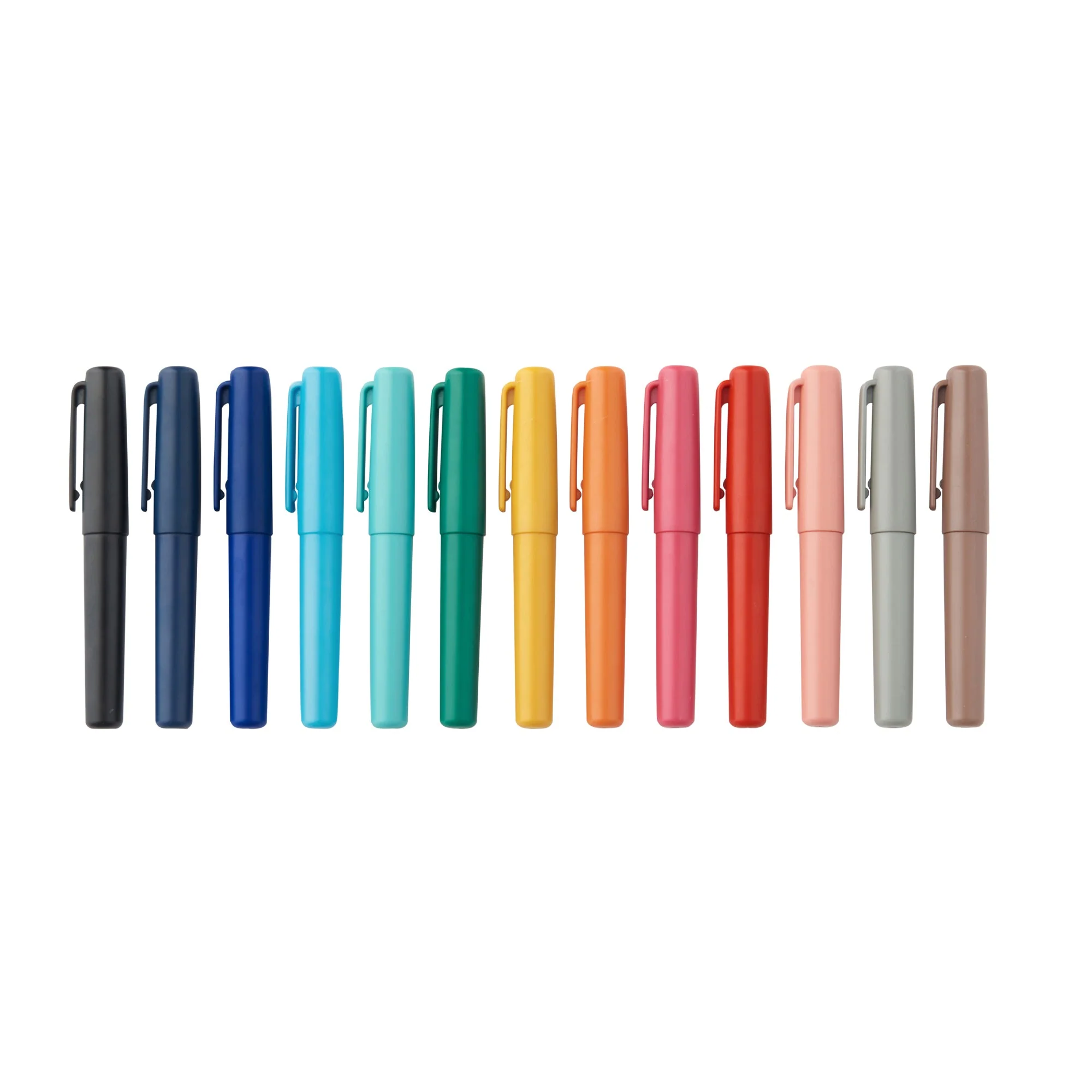 Compact Gel Ink Ballpoint Pen Cap Type 0.5 mm - Gray - Image 7
