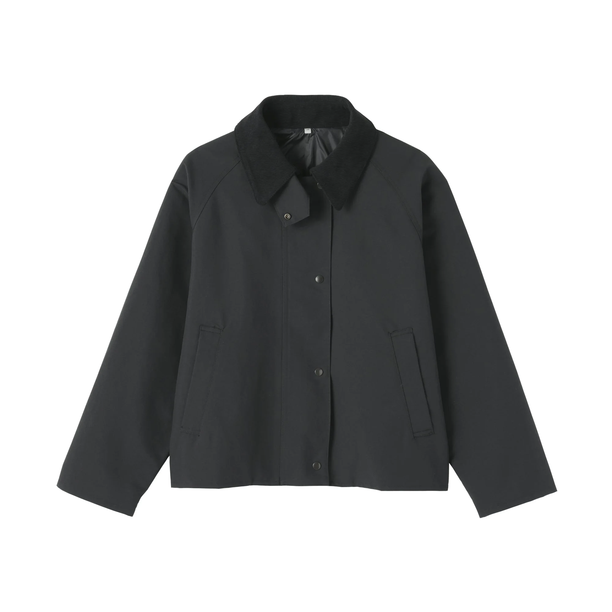 Corduroy Collar Short Blouson - Image 2
