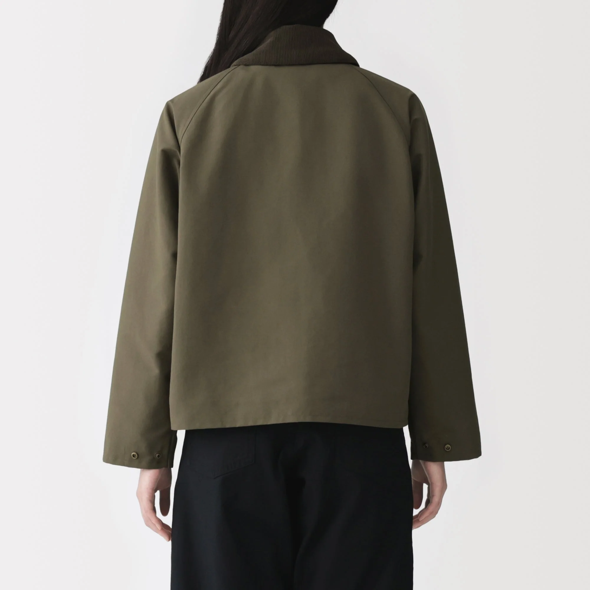Corduroy Collar Short Blouson - Image 24