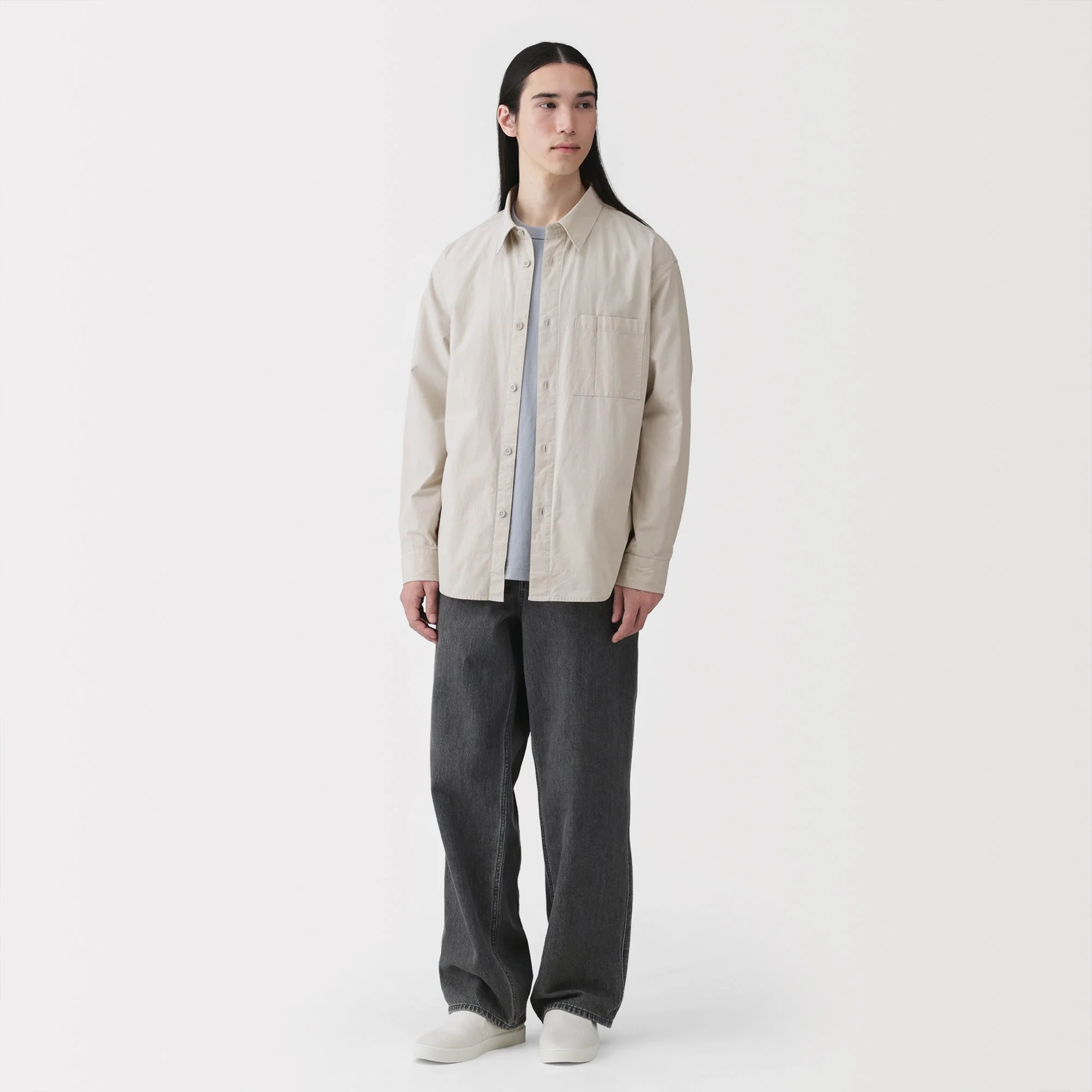 Cotton Broadcloth Overshirt - Image 22