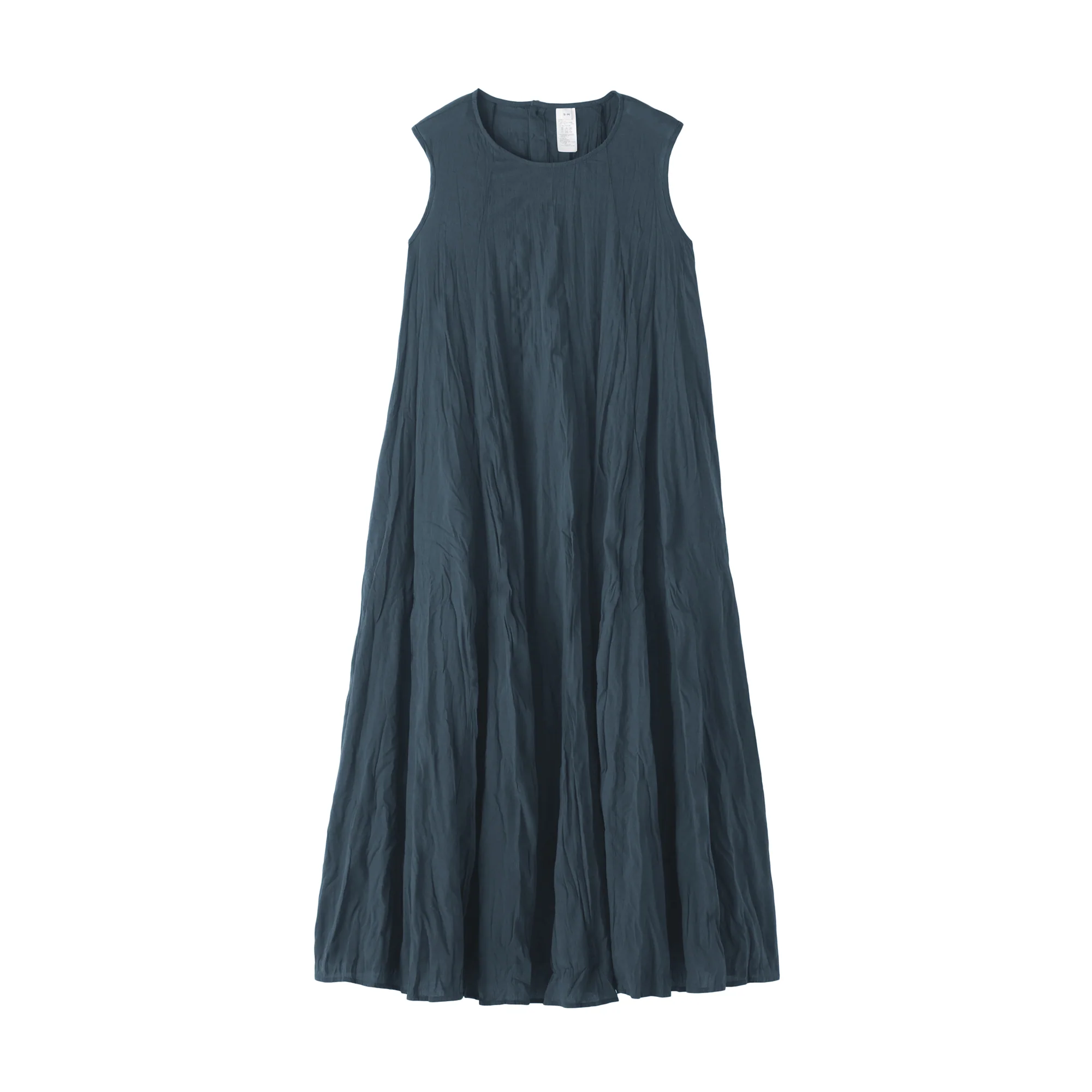 Cotton Crepe Sleeveless Dress - Image 11