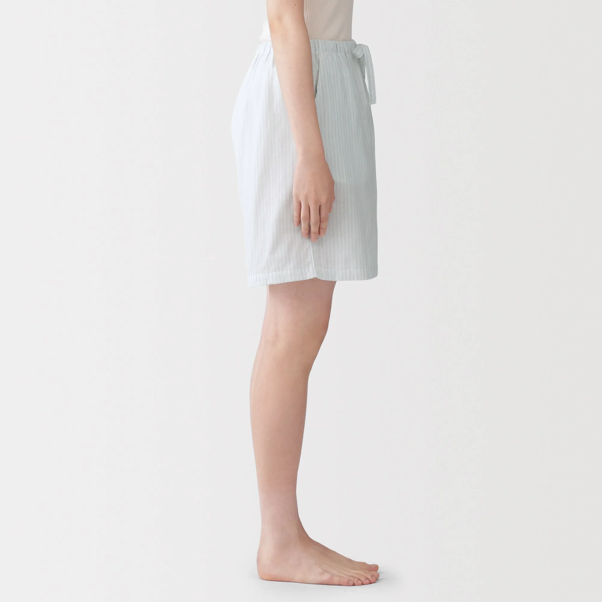 Cotton Gauze Half Pants - Image 5