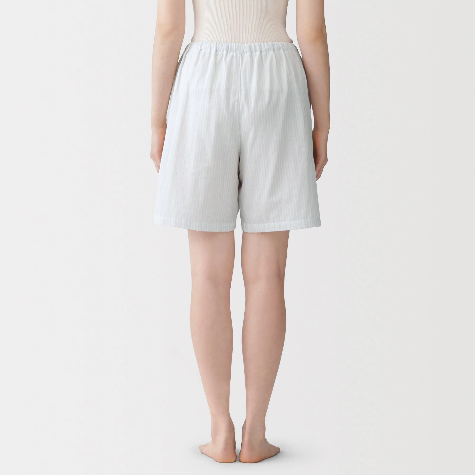 Cotton Gauze Half Pants - Image 6