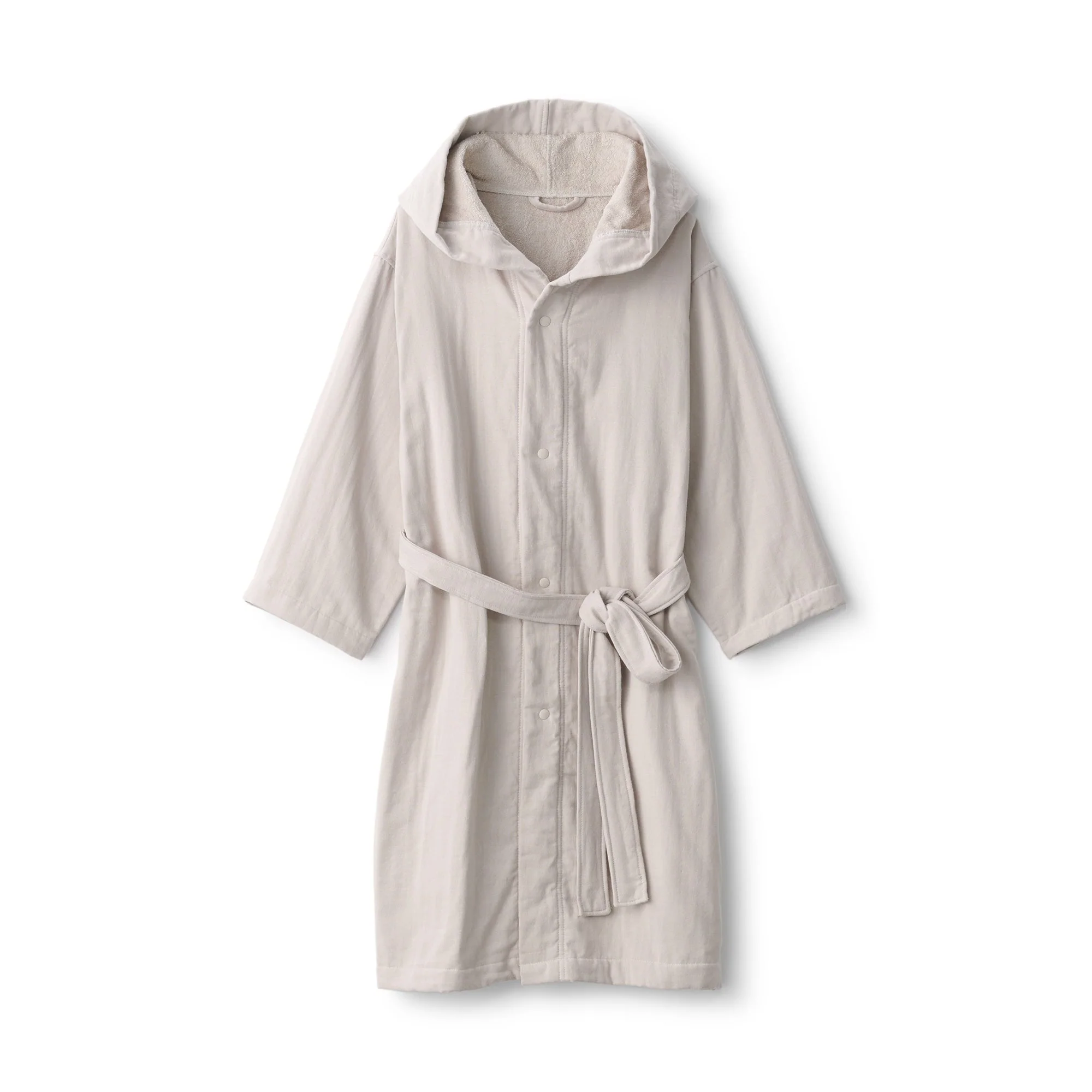Cotton Gauze Pile Bathrobe - Image 11