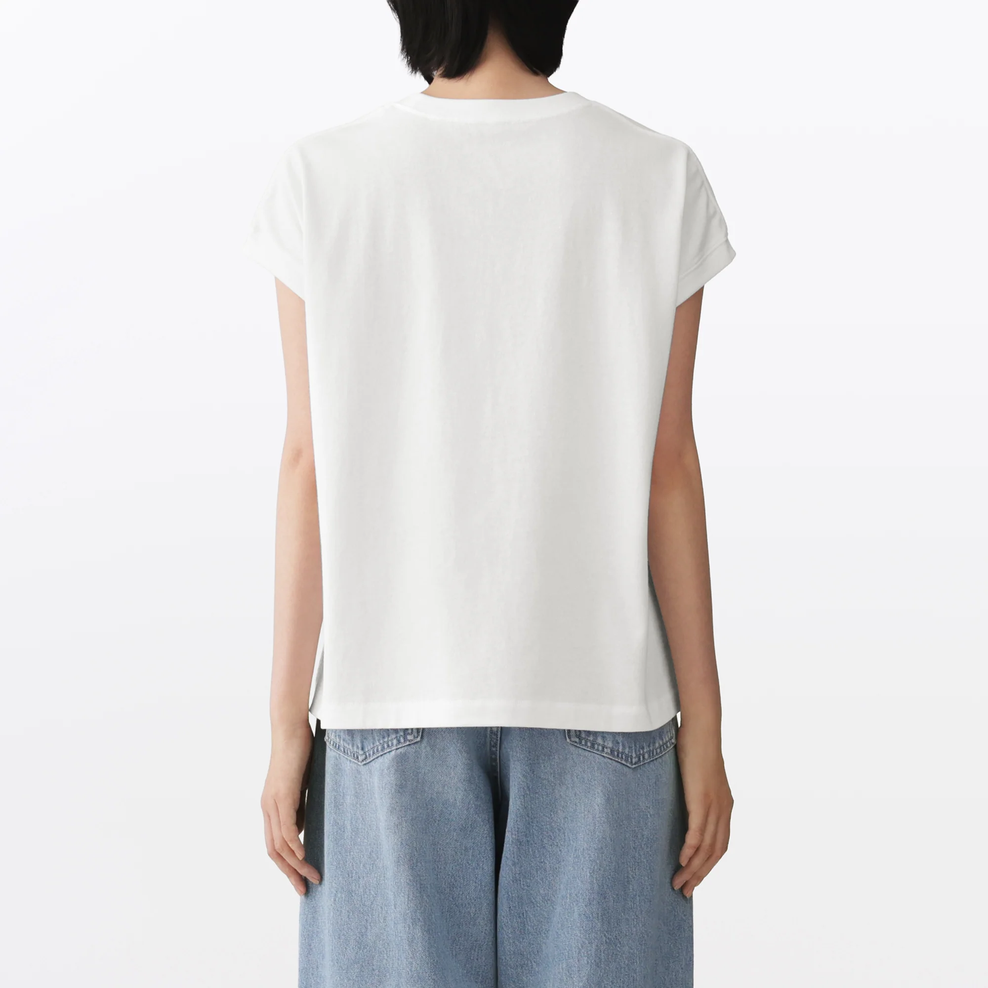 Cotton Jersey French Sleeve T-Shirt - Image 23