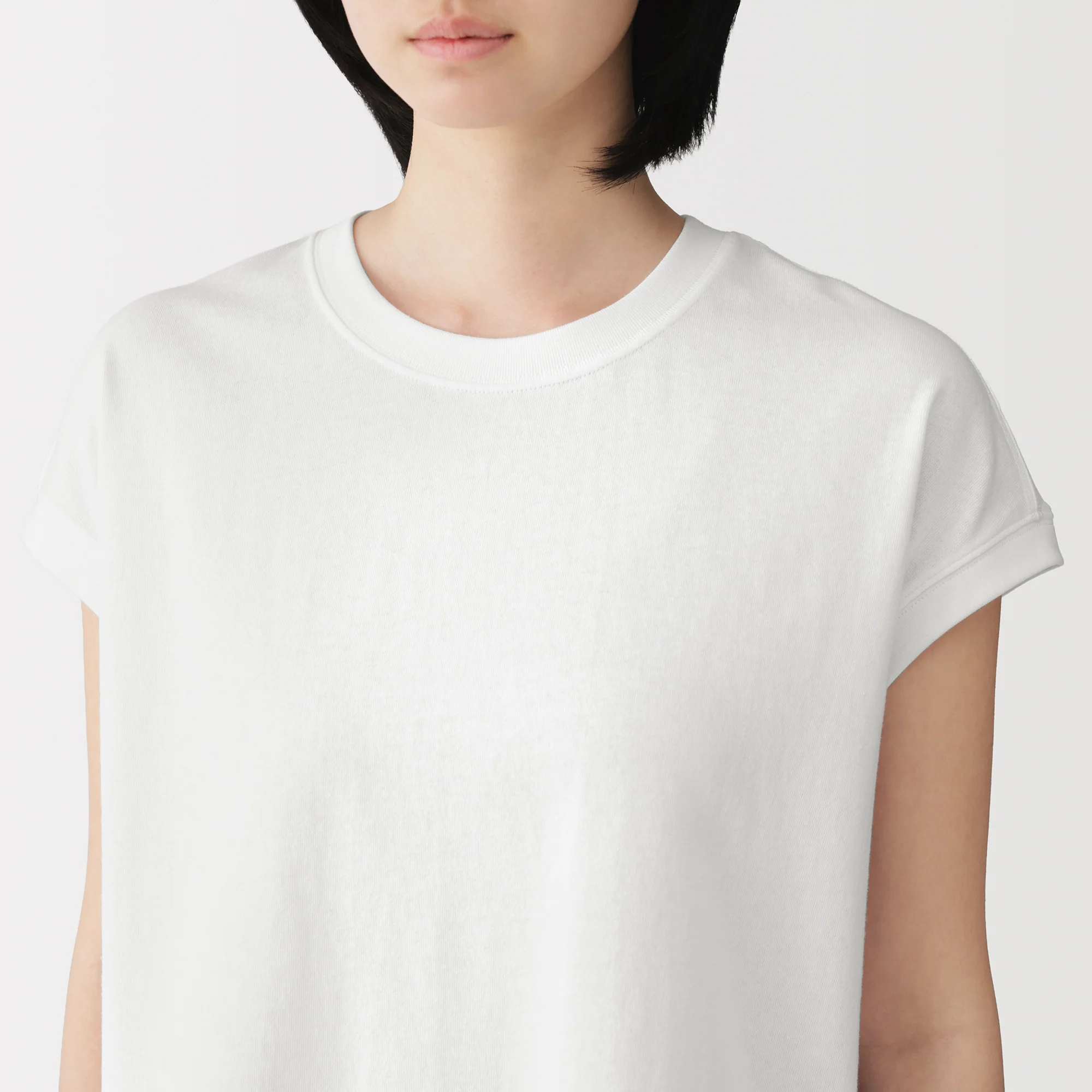 Cotton Jersey French Sleeve T-Shirt - Image 7