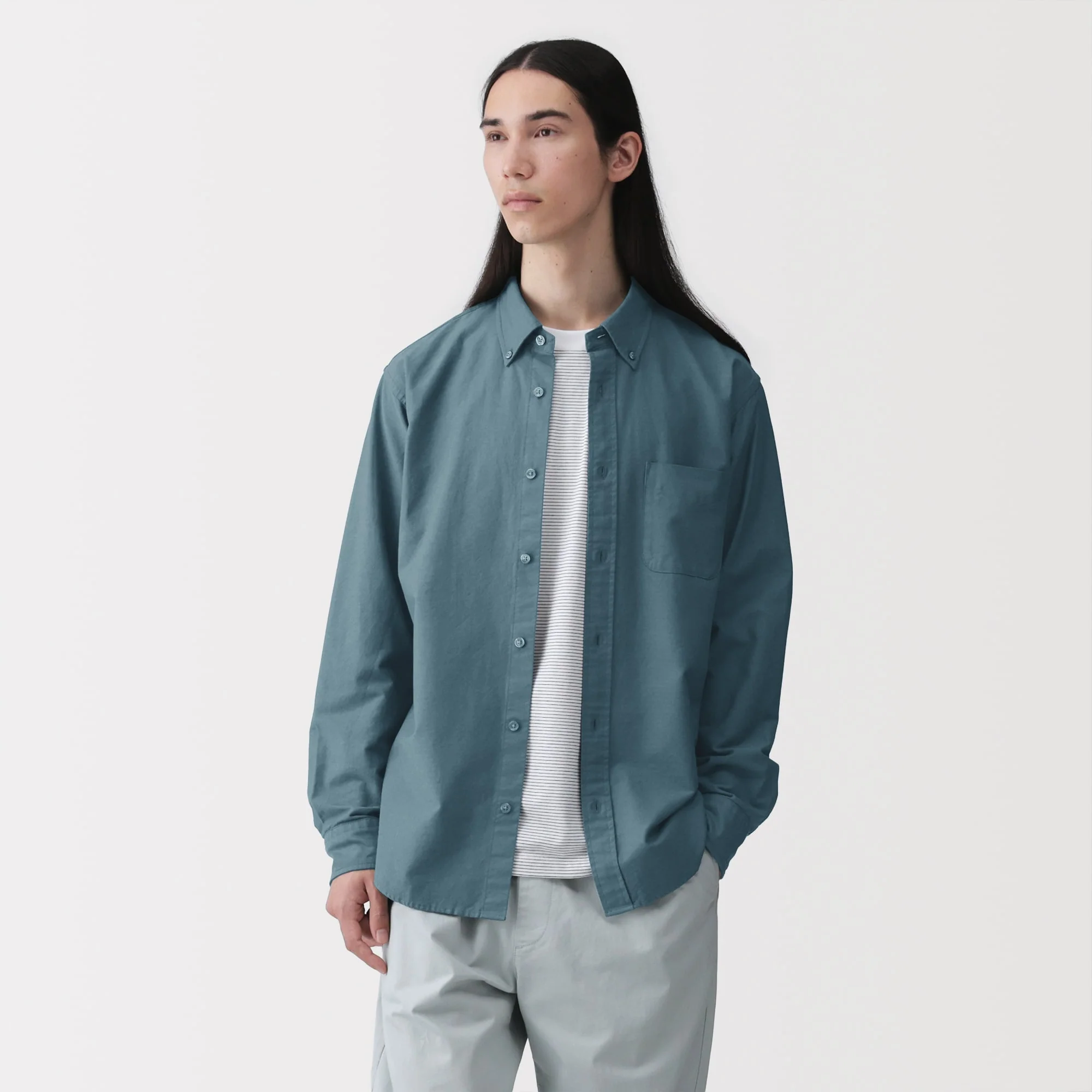 Cotton Oxford Shirt - Image 34
