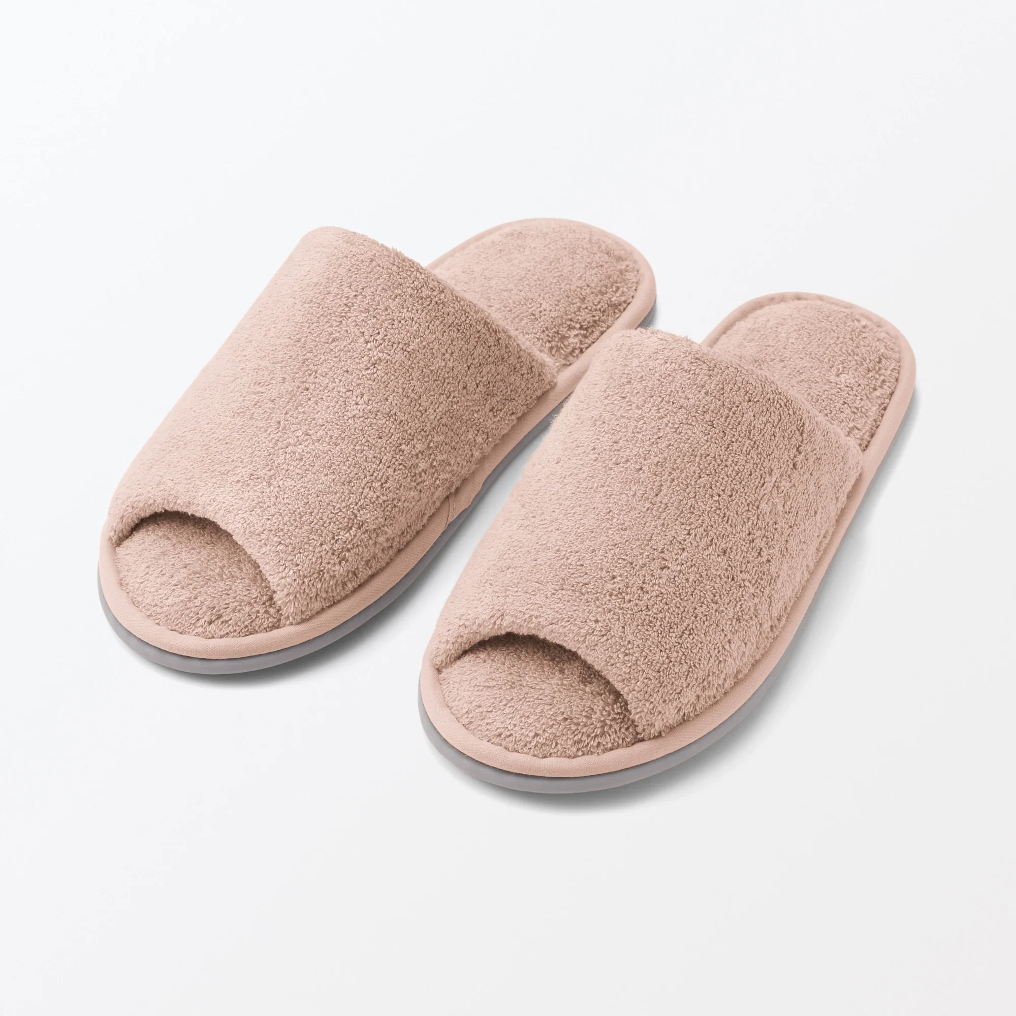 Cotton Pile Open Toe Slippers - Image 15