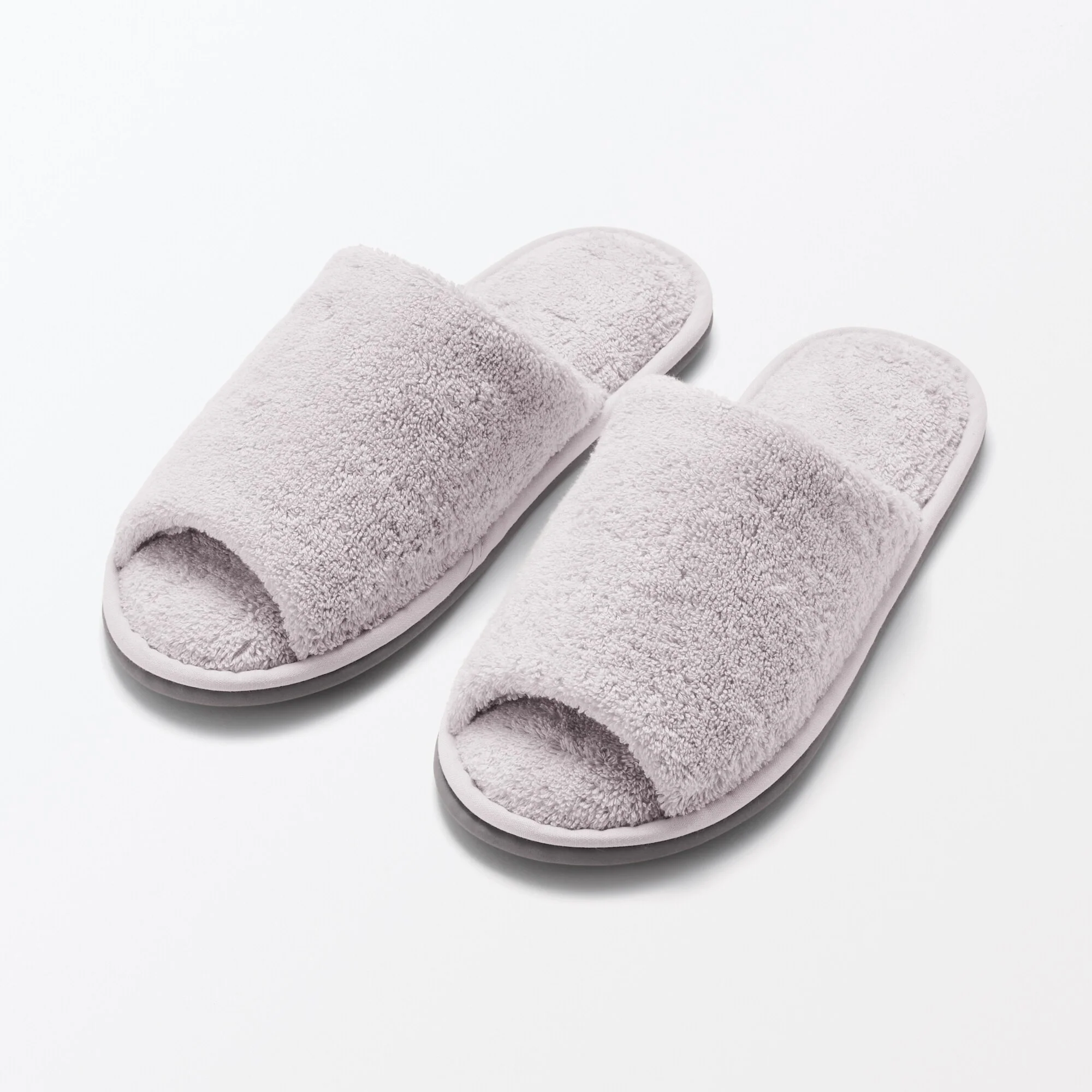 Cotton Pile Open Toe Slippers - Image 2