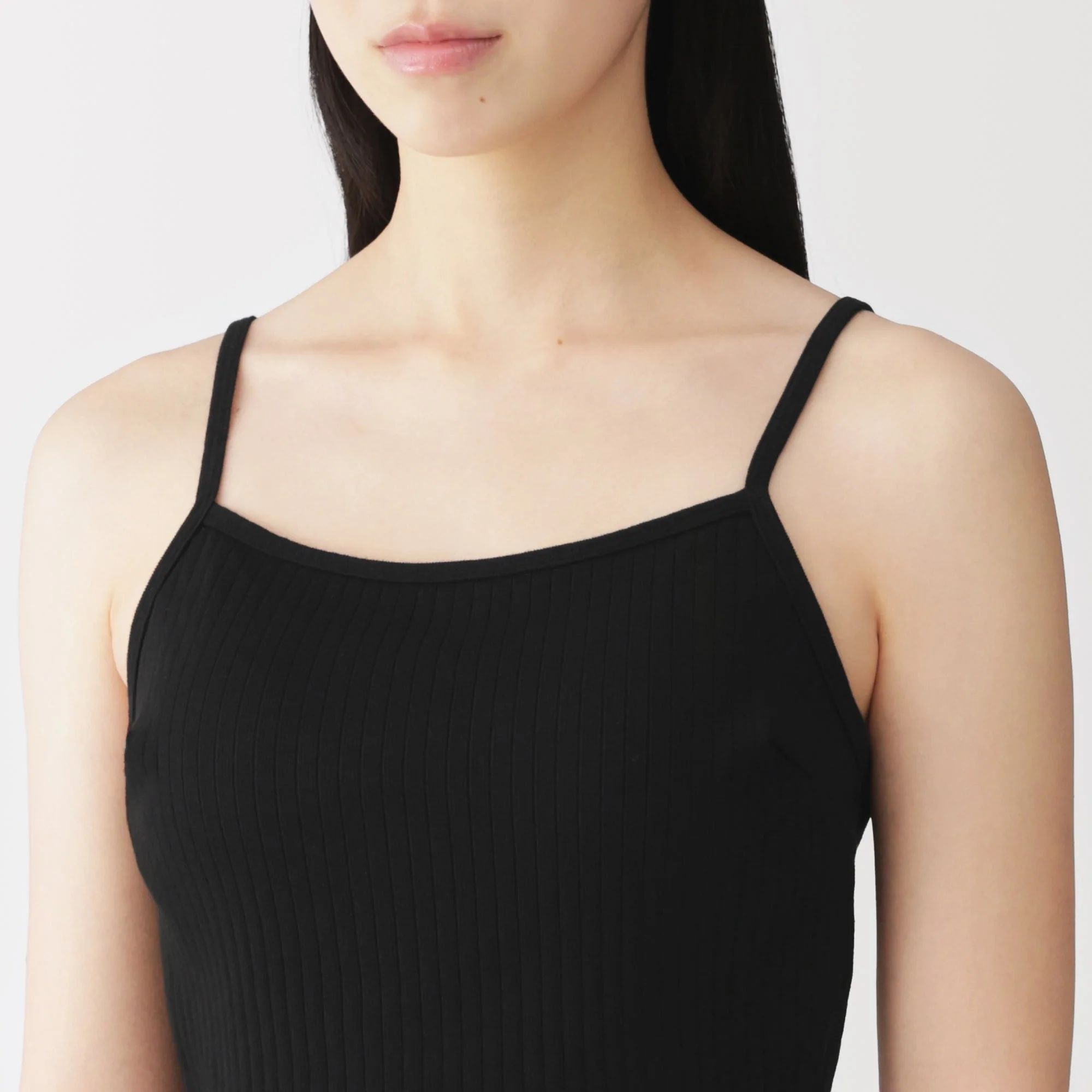 Cotton Rib Bra Camisole - Image 7