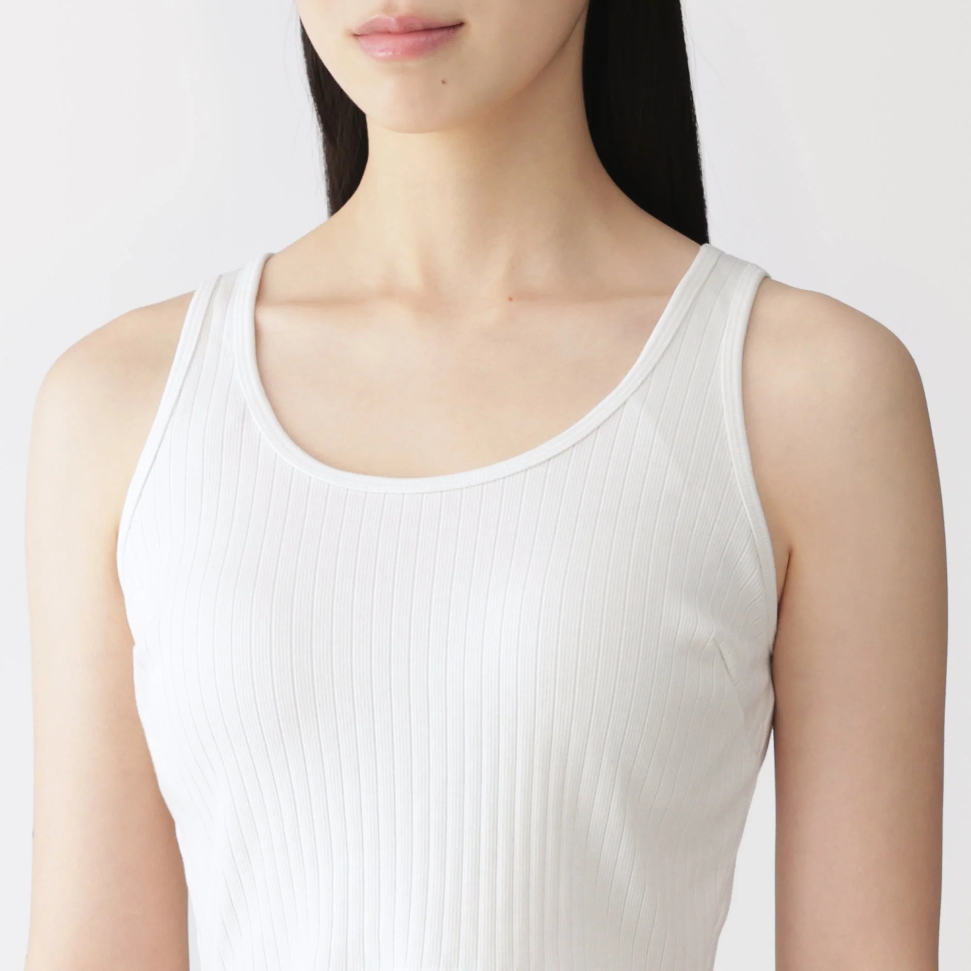 Cotton Rib Bra Tank Top - Image 16
