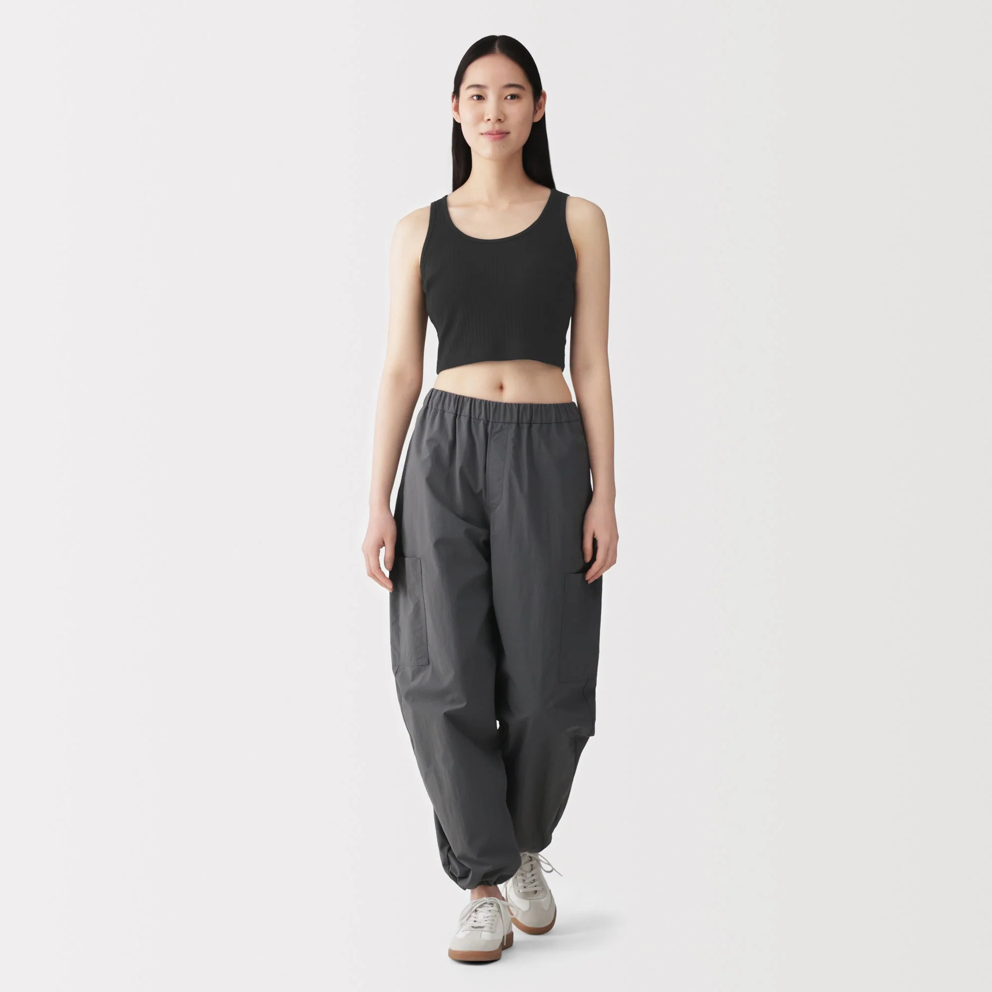 Cotton Rib Bra Tank Top - Image 22