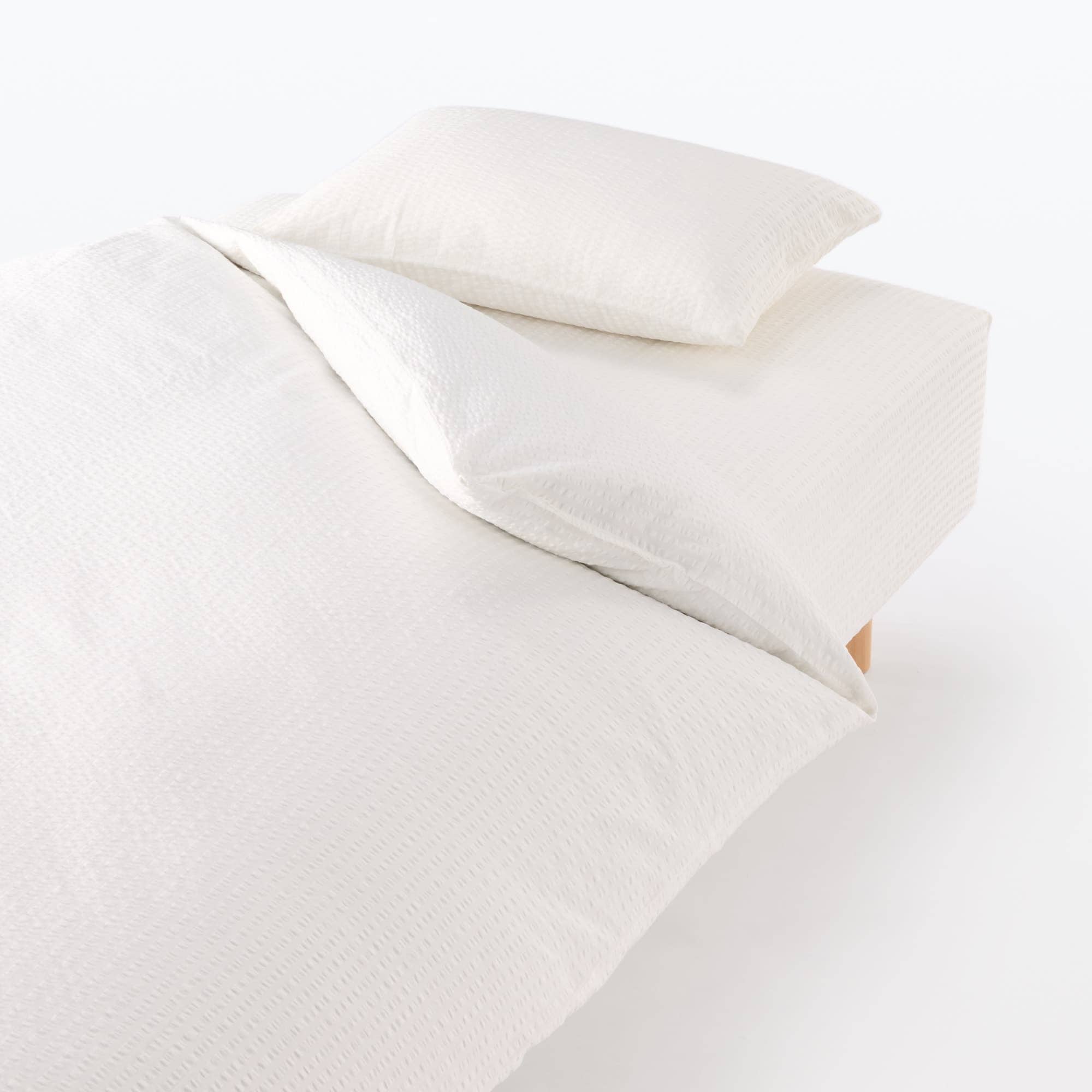 Cotton Seersucker Fitted Sheet - Image 6