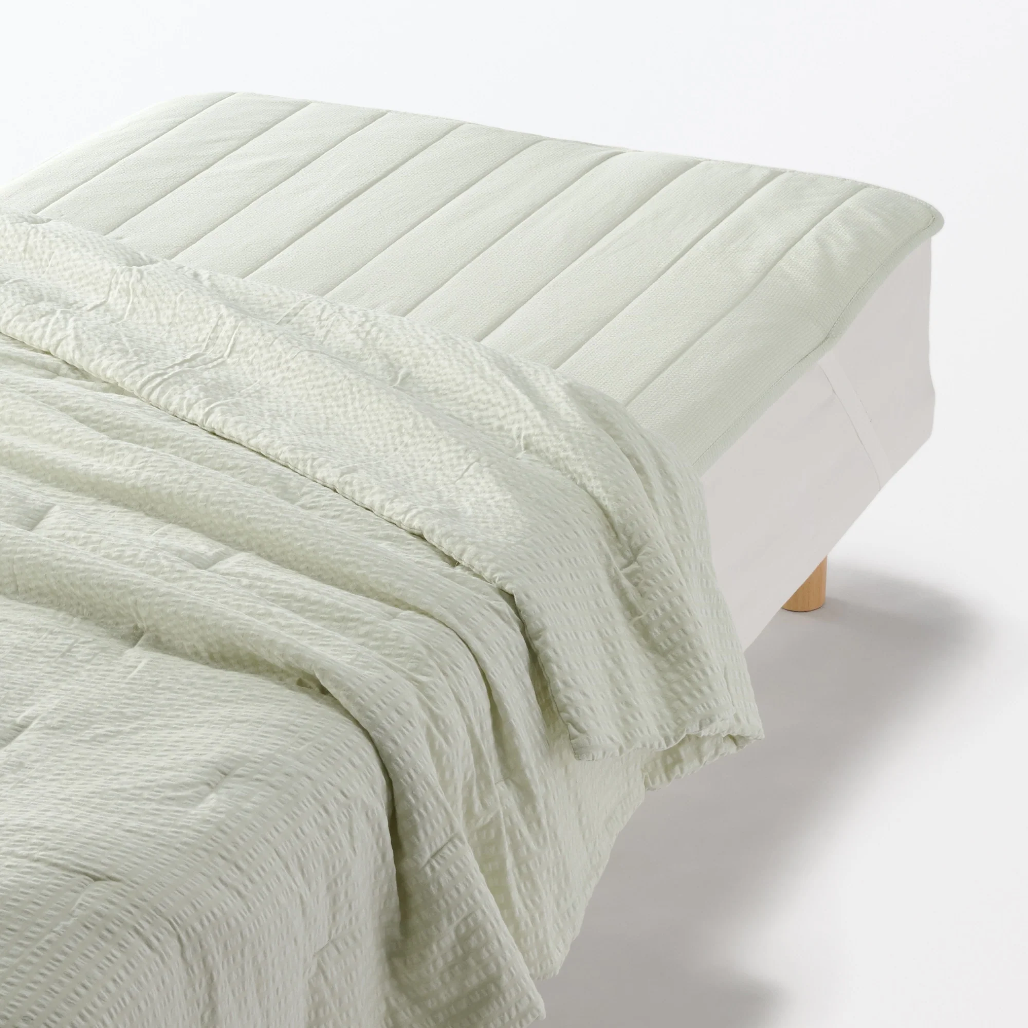 Cotton Seersucker Quilted Pad - King - Image 10