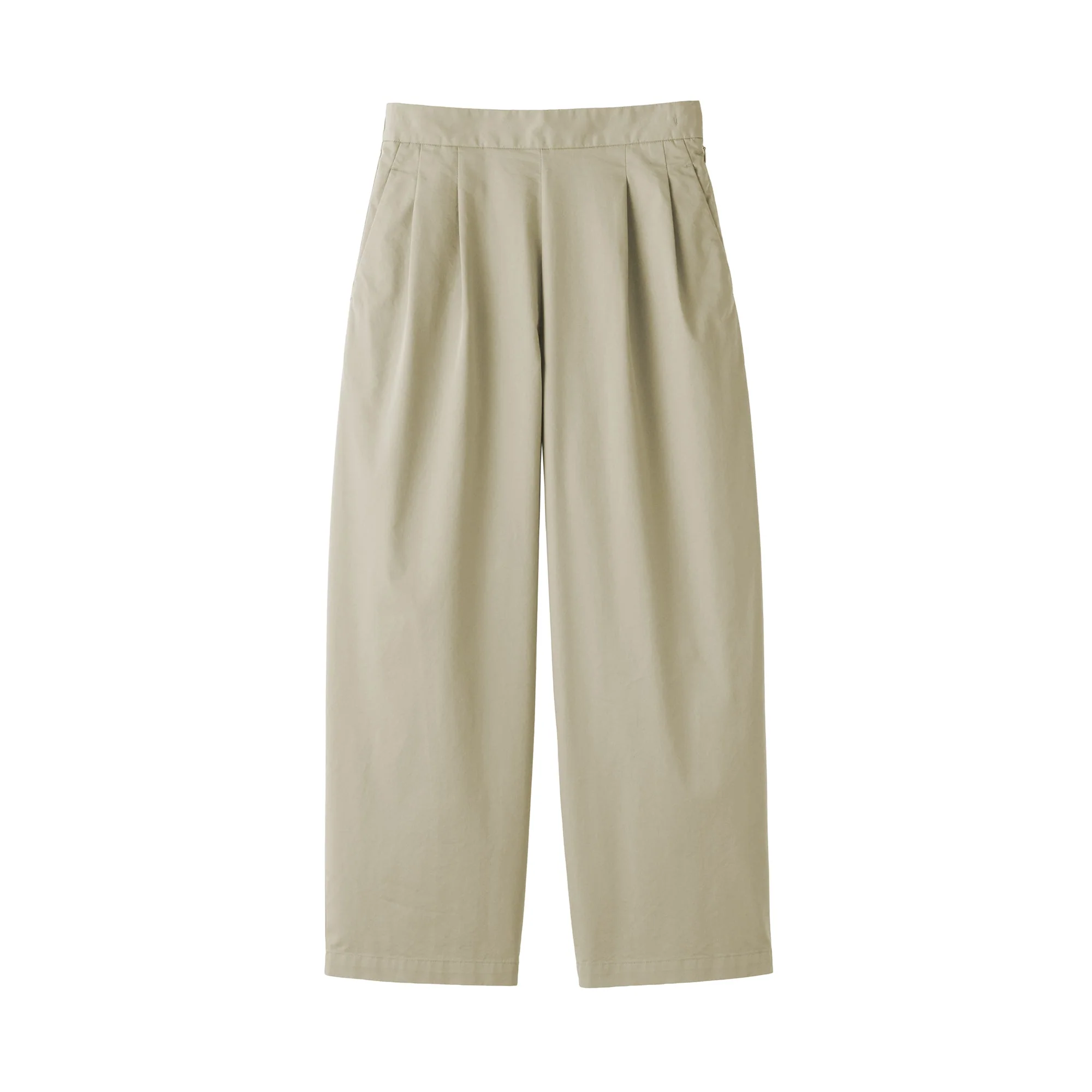 Cotton Twill Wide Tapered Pants - Image 11