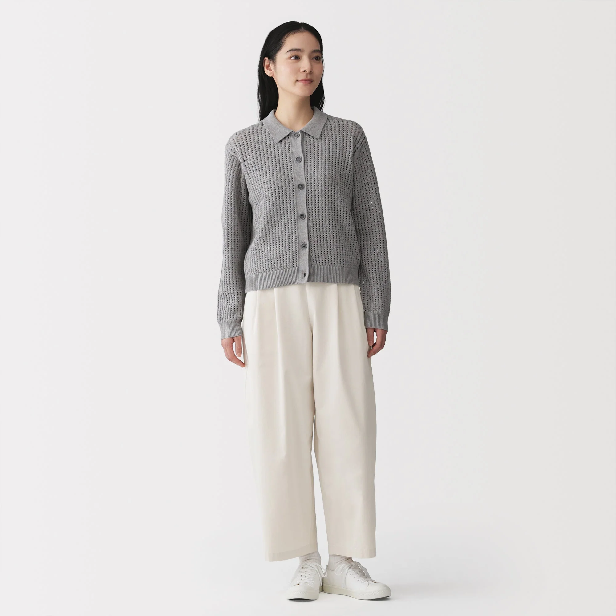 Cotton Twill Wide Tapered Pants - Image 22